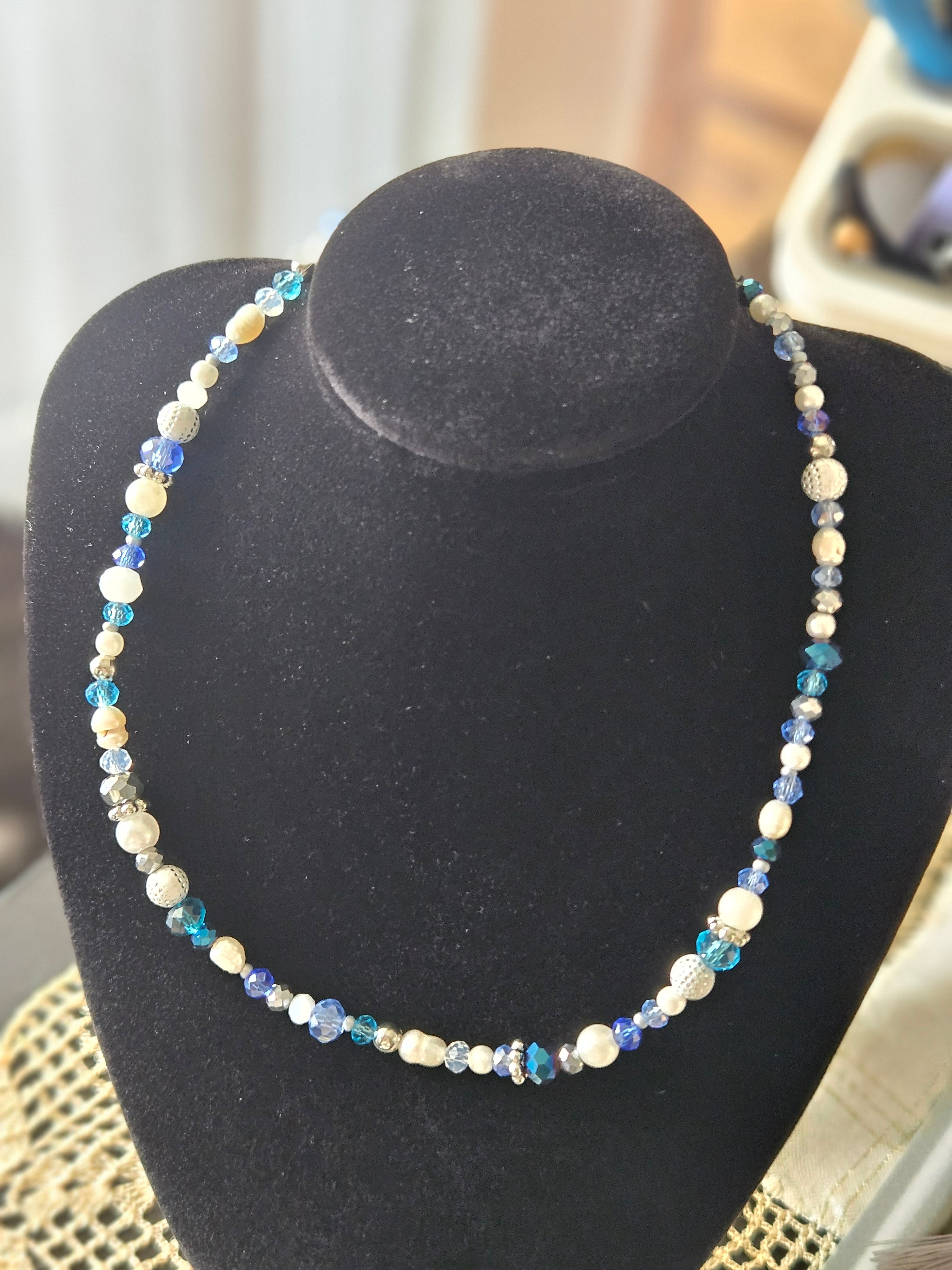 Blue Diamond Necklace
