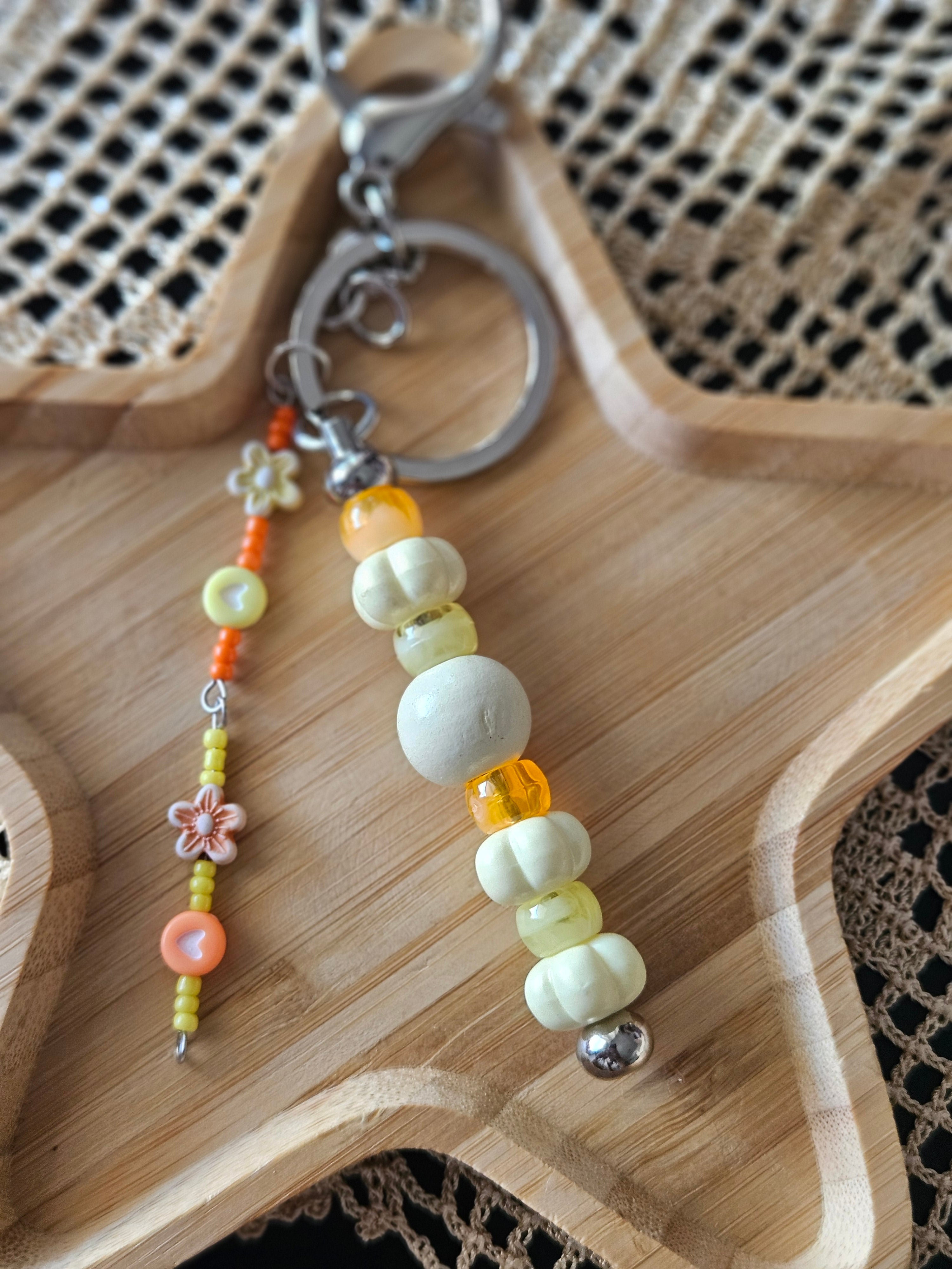 Wooden Keychain yellow