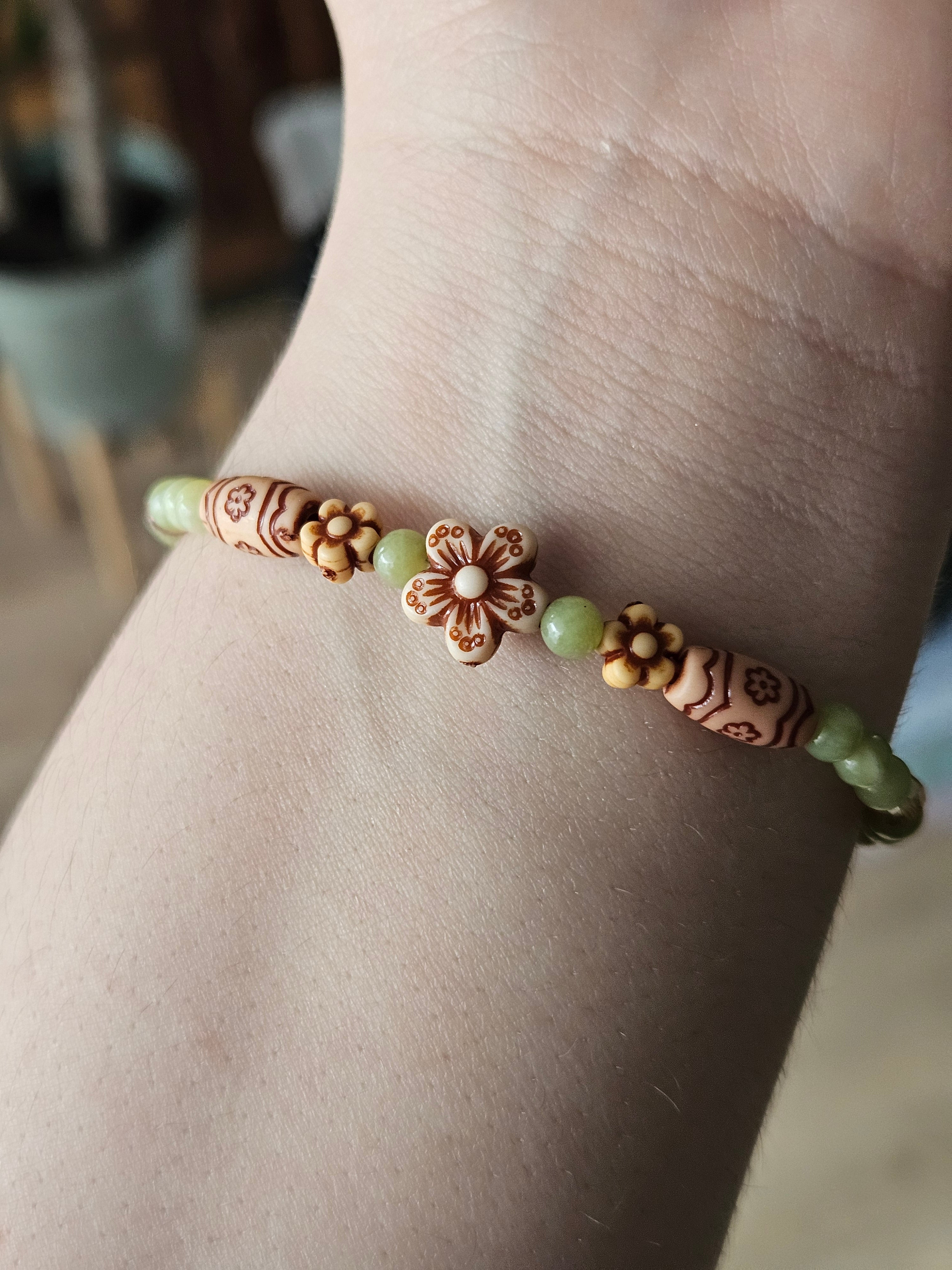 Green Bloomy Bracelet