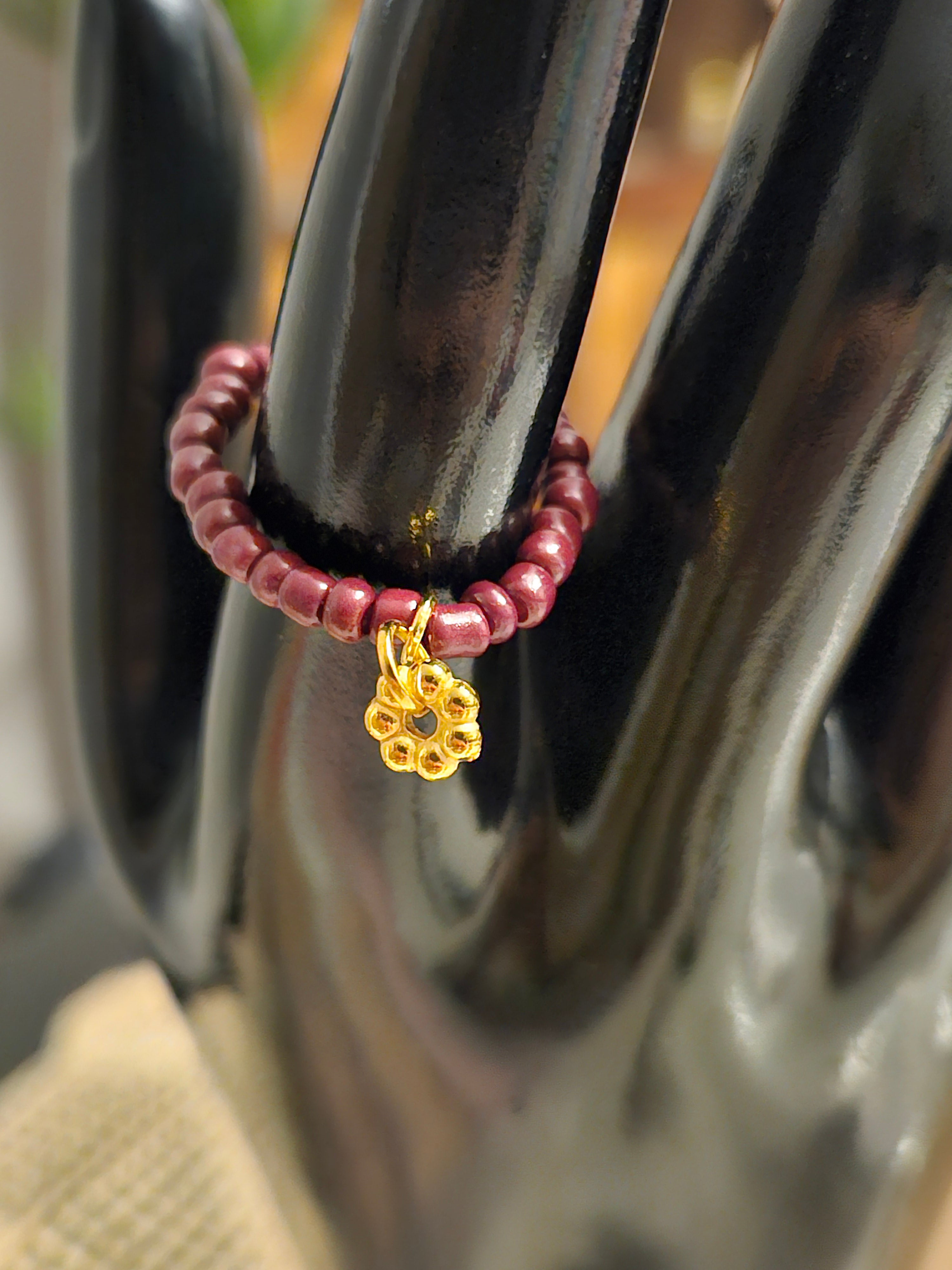Gold flower Ring