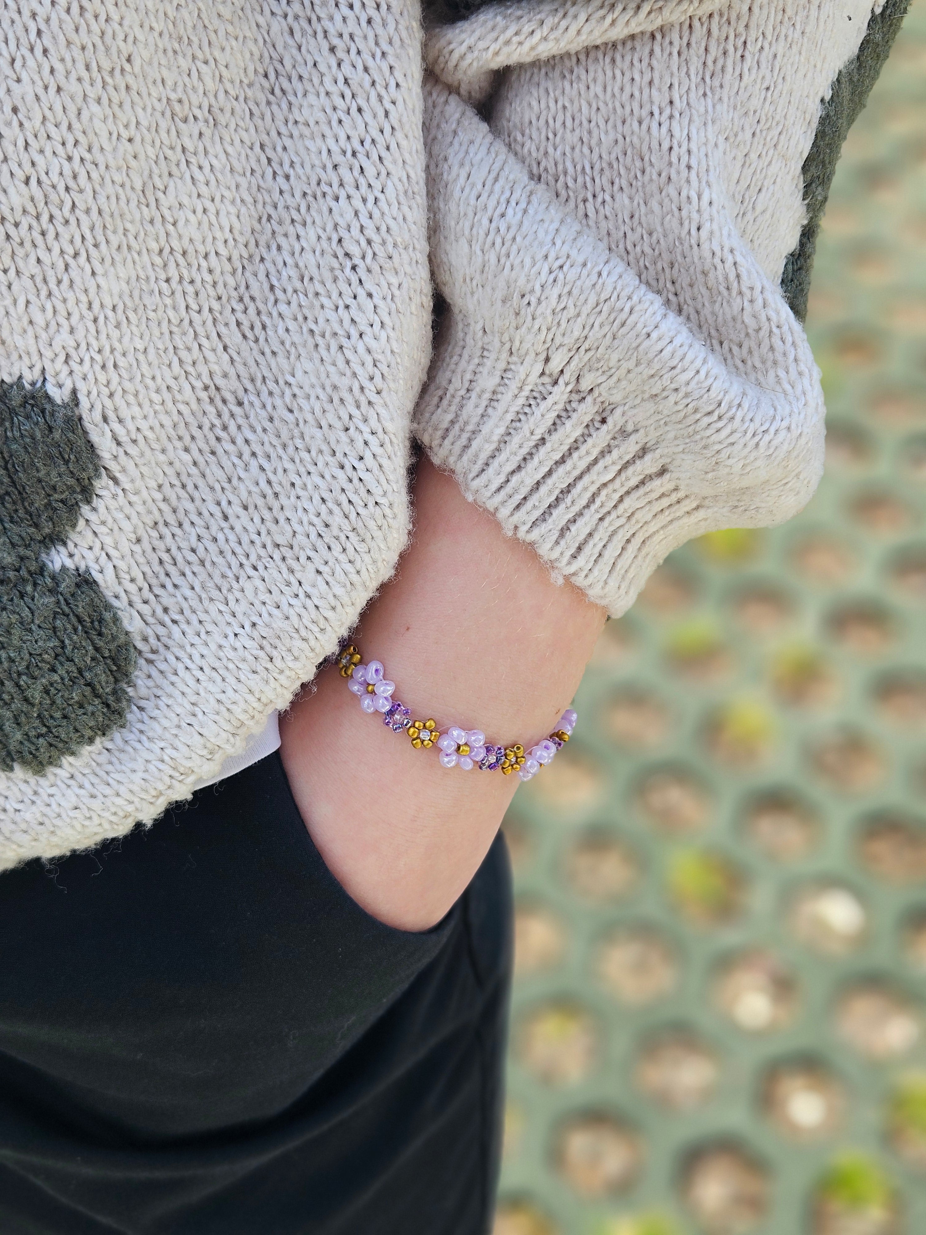 Purple gold Daisy