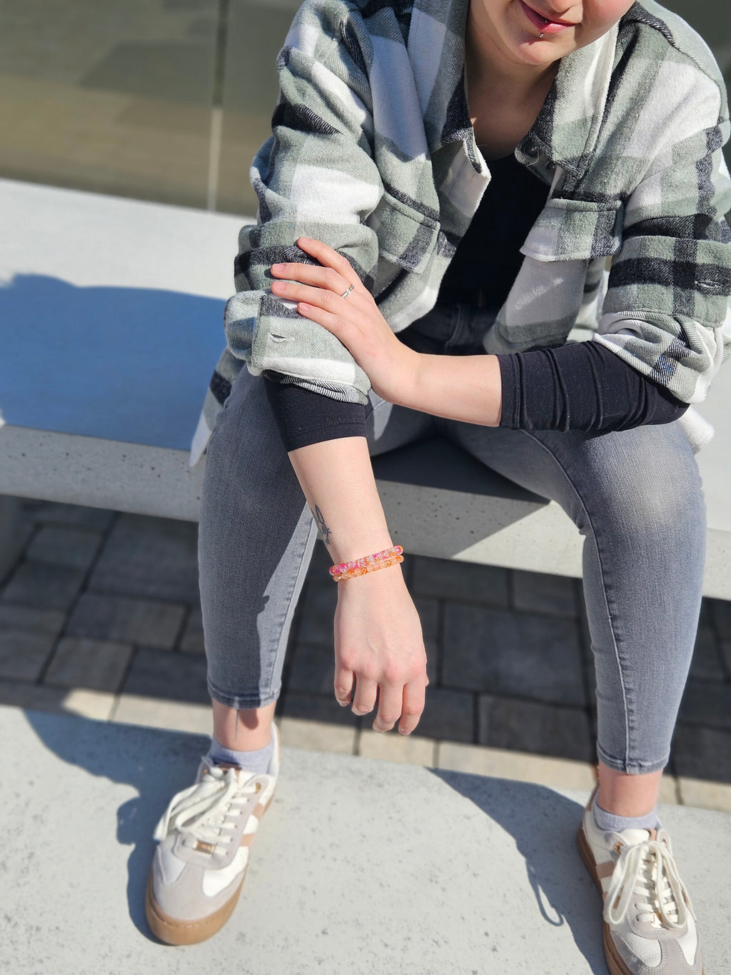 Orange pink Bracelet