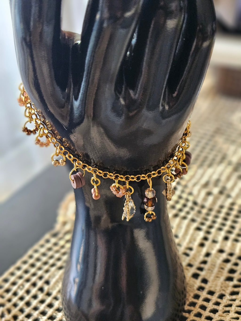 Mini Charms Bracelet brown