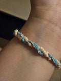 Blue swirl Bracelet