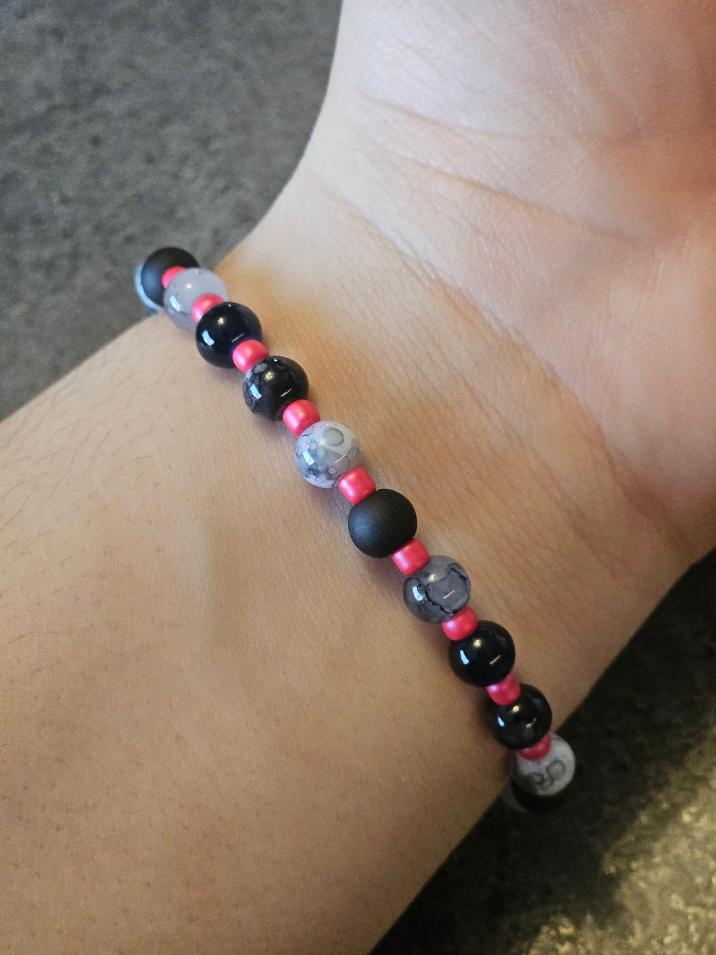 Black Pink Bracelet