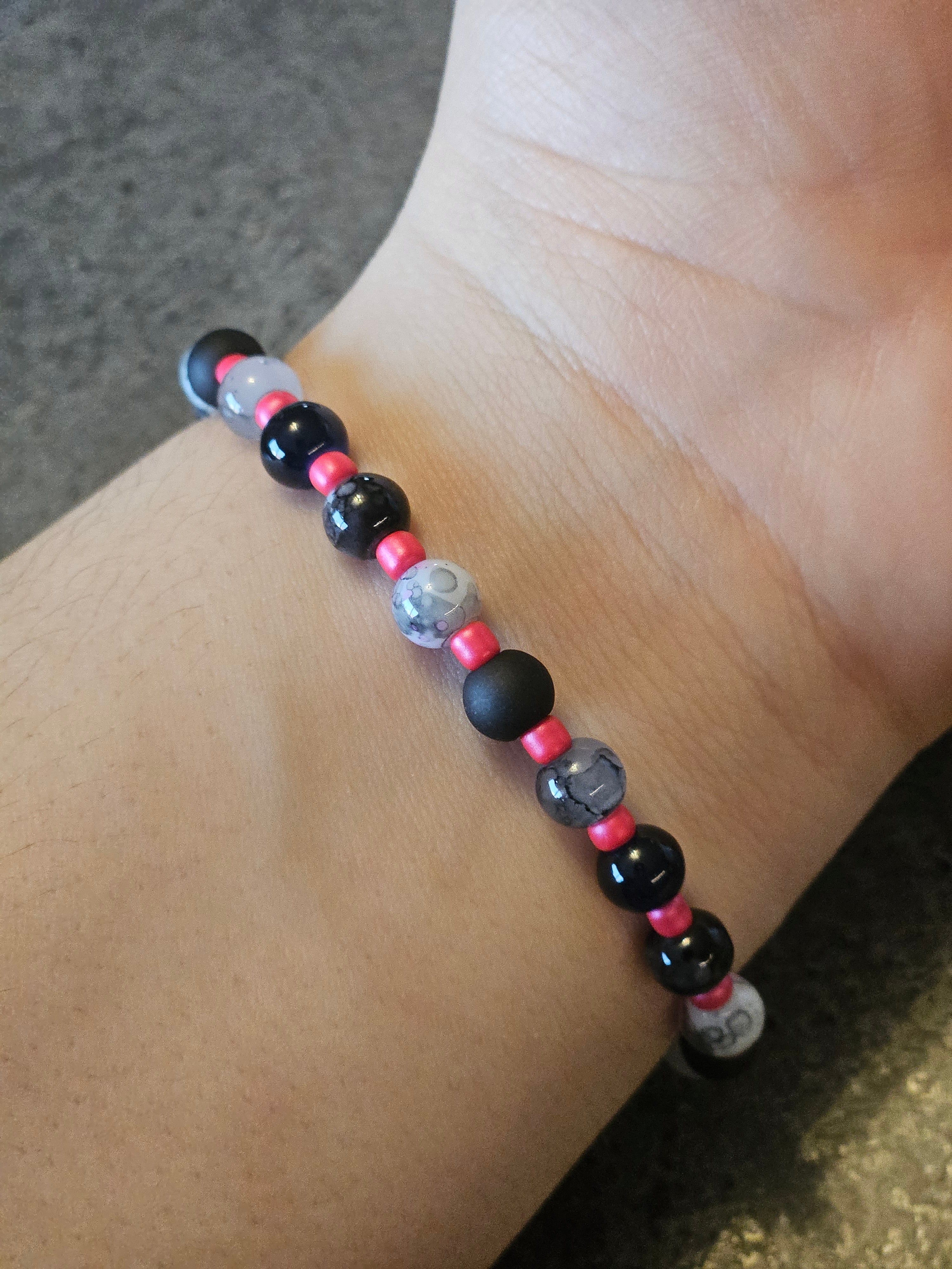 Black Pink Bracelet