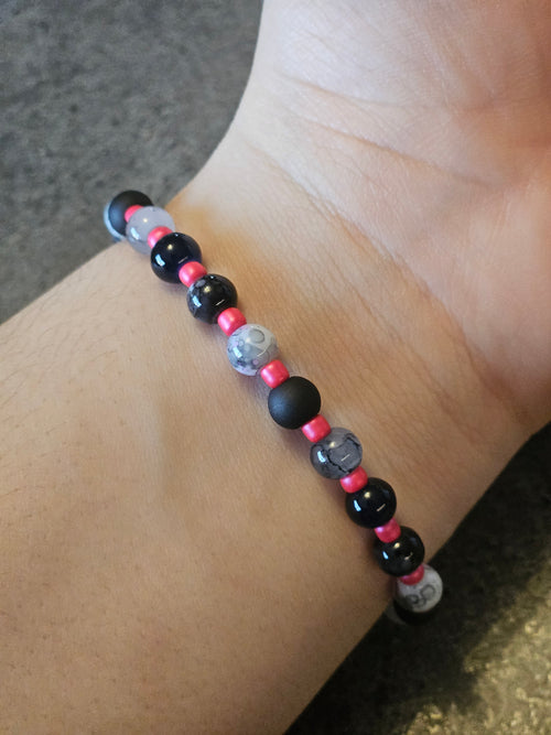 Black Pink Bracelet