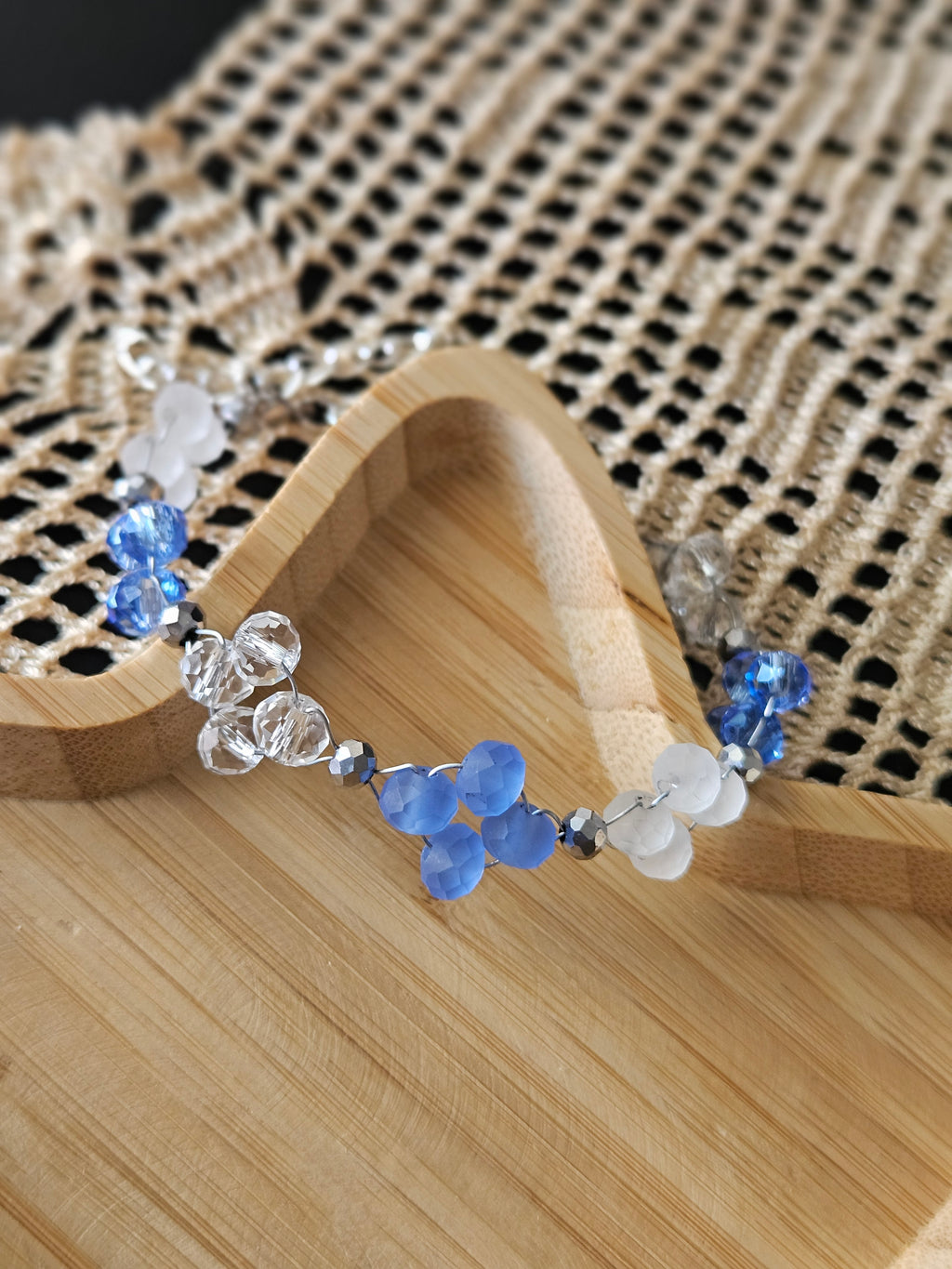 Blue White elegant Bracelet