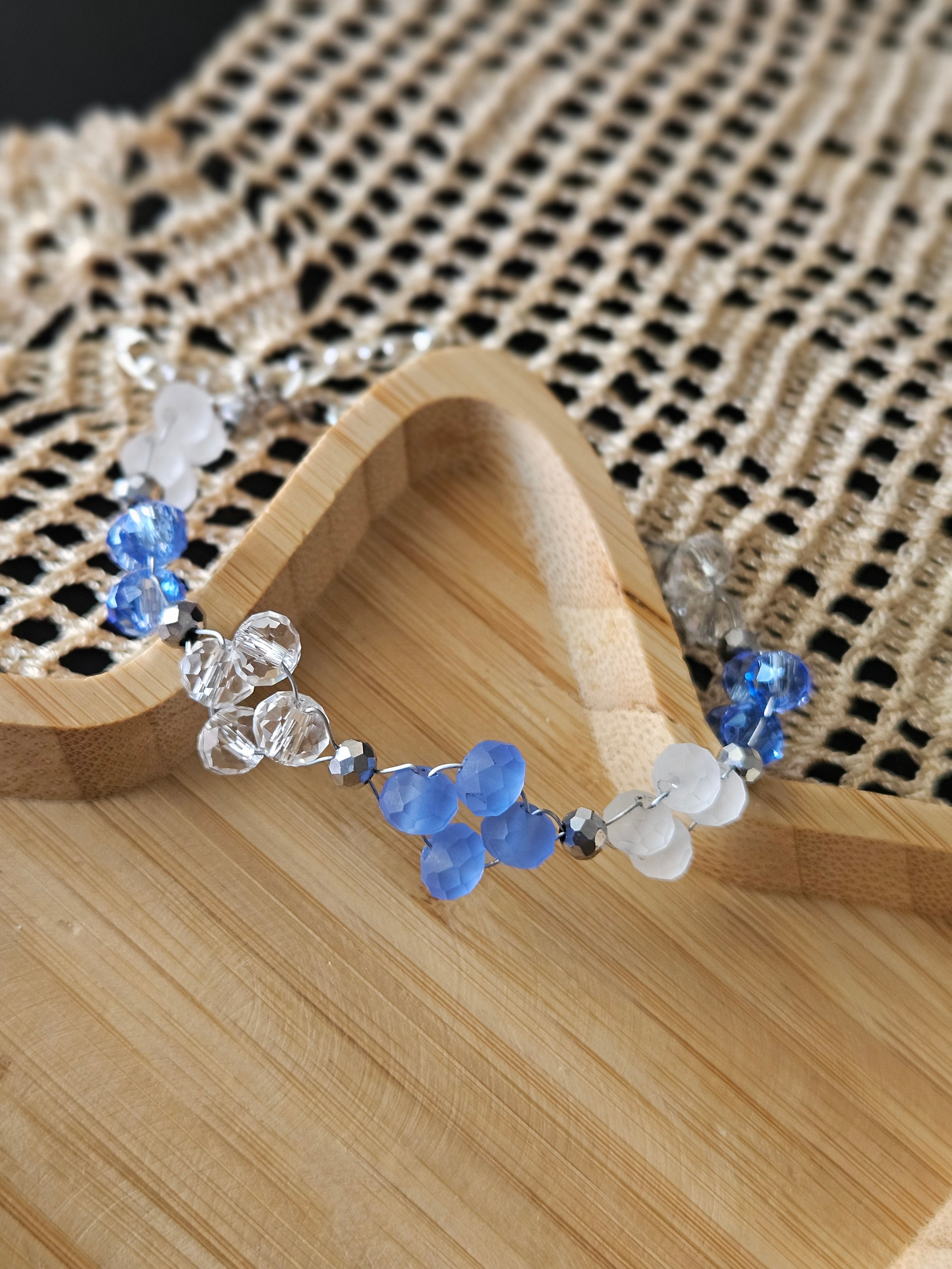 Blue White elegant Bracelet