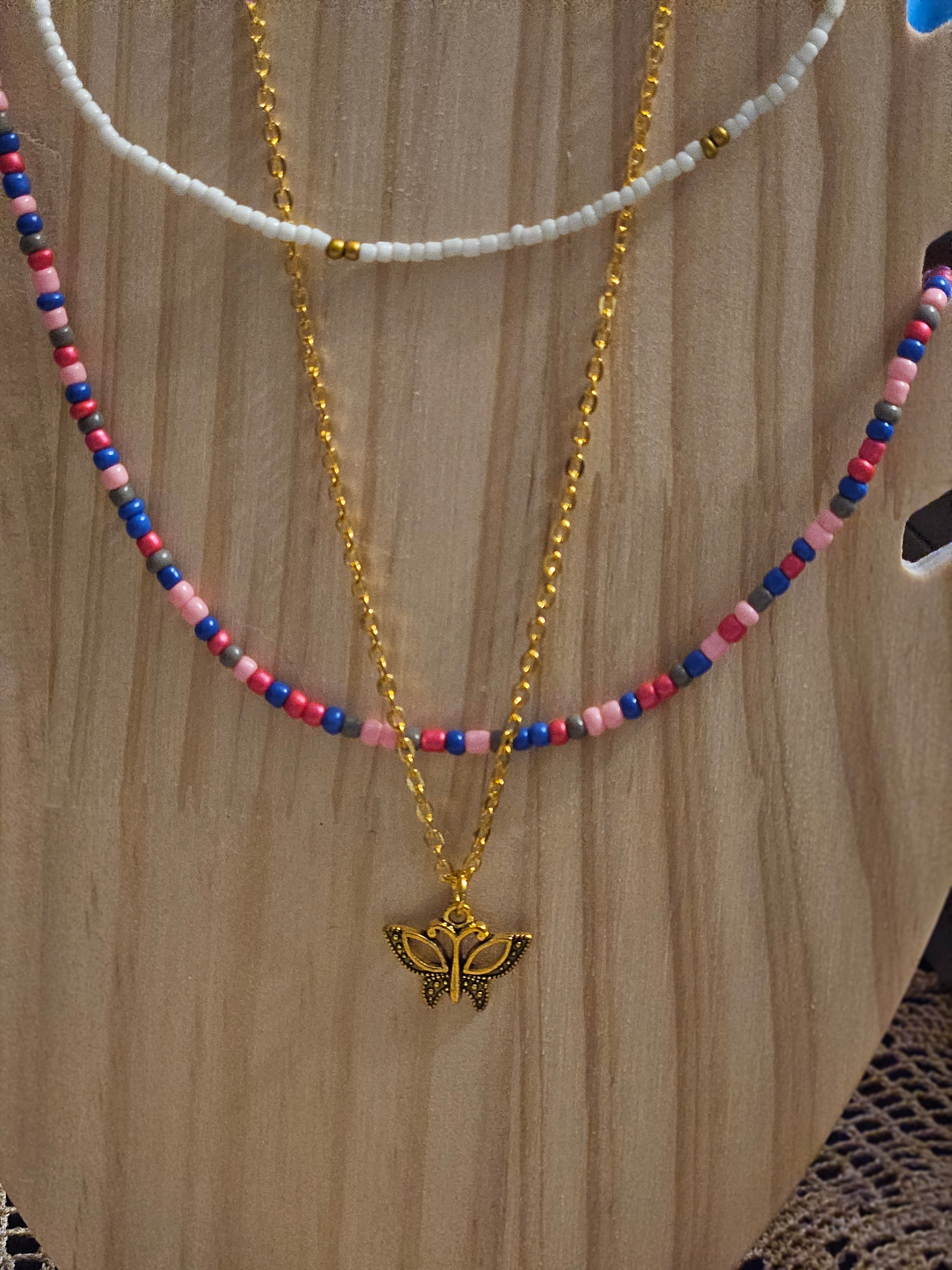 Butterfly Necklace Set