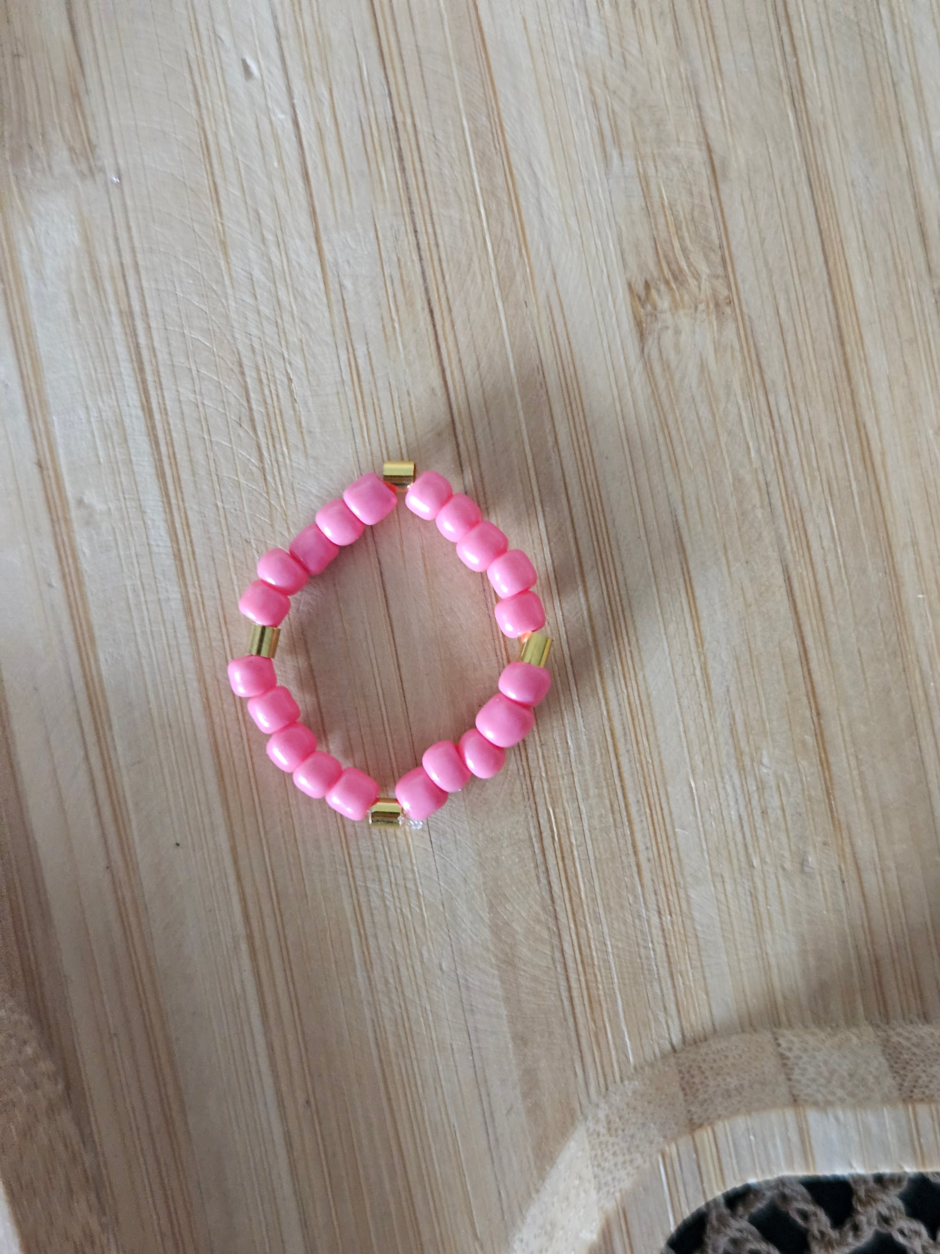 Cute pink gold Ring