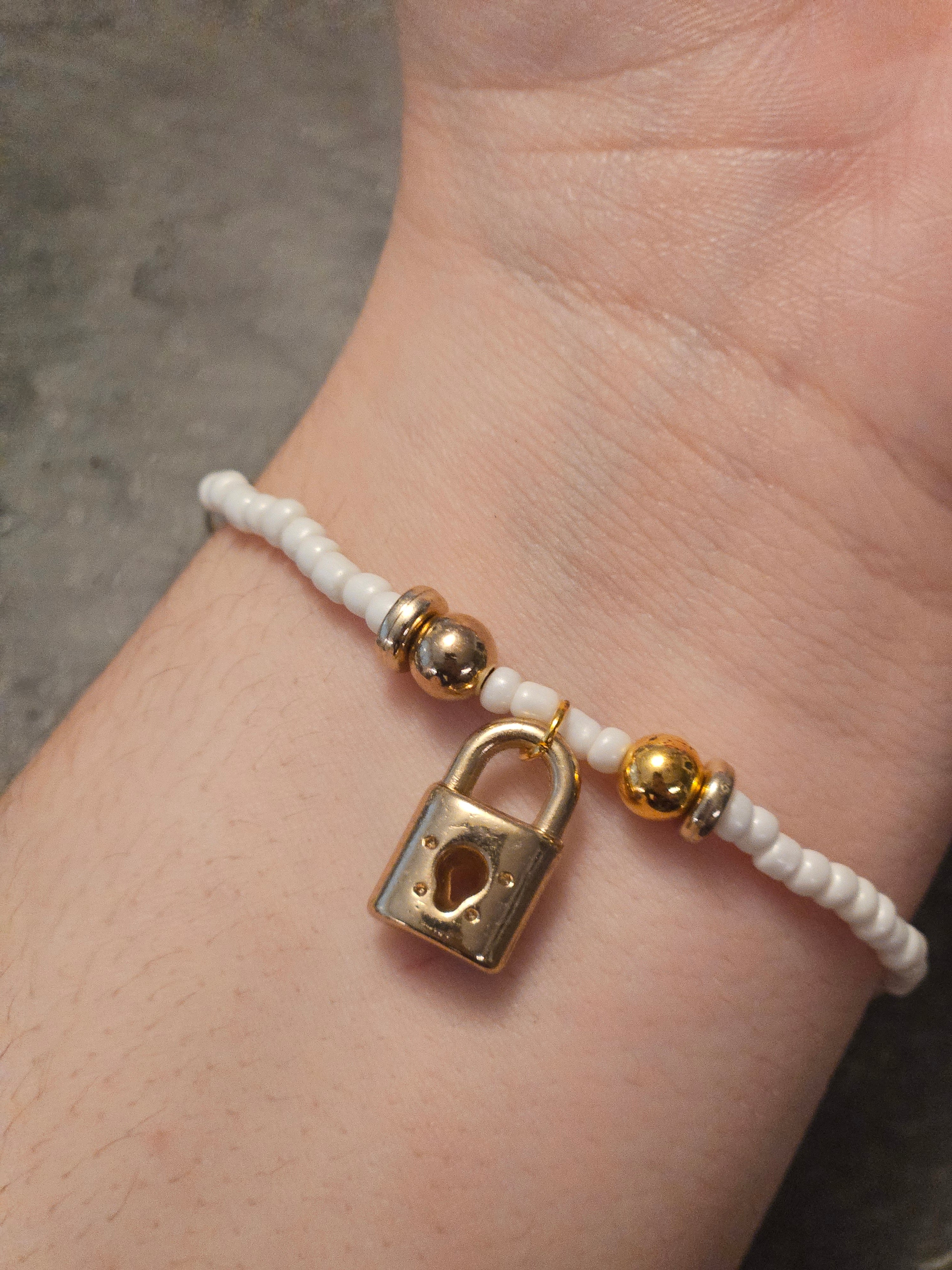 Bracelet Lock Charm