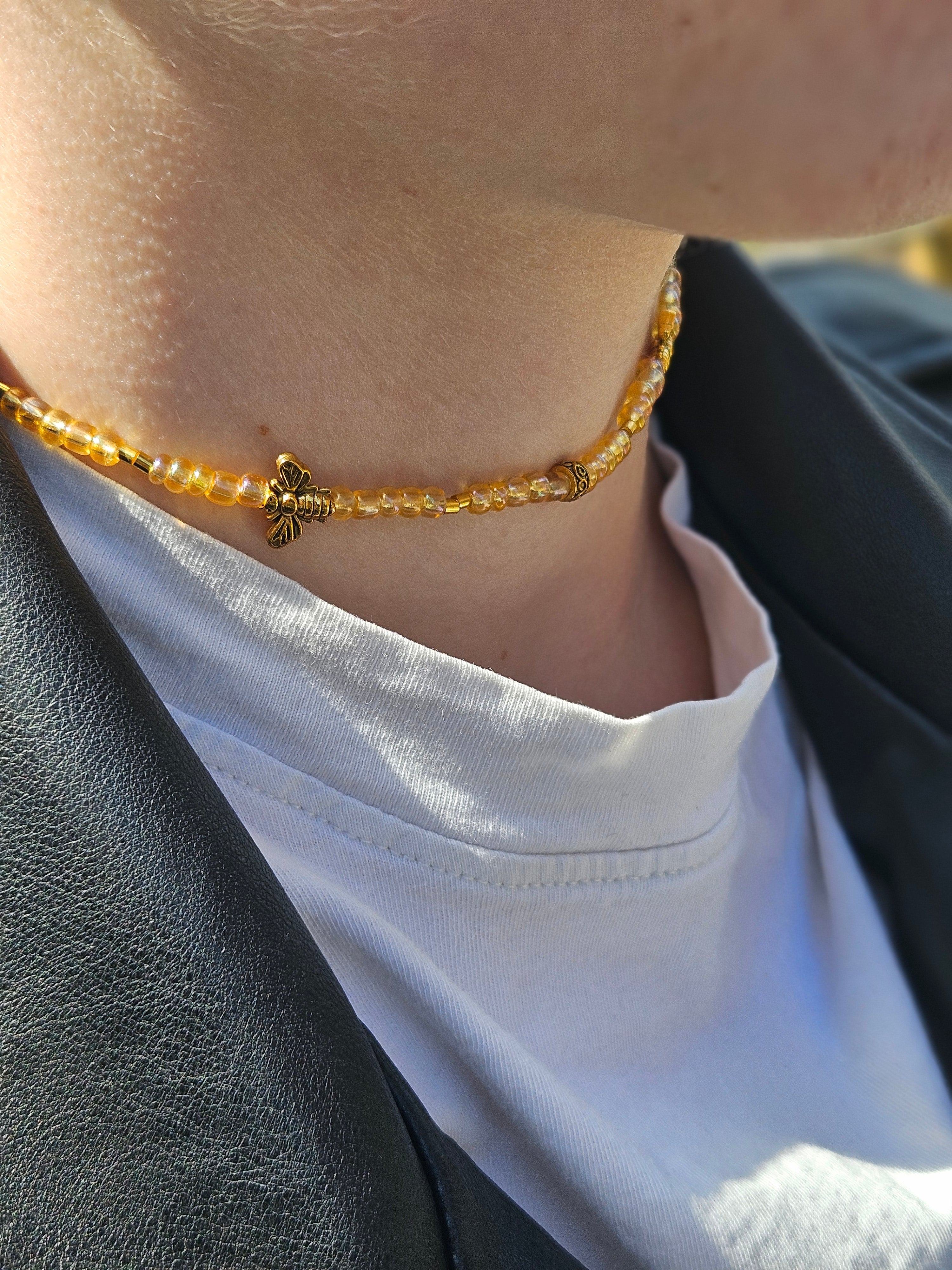 Golden Bee Necklace