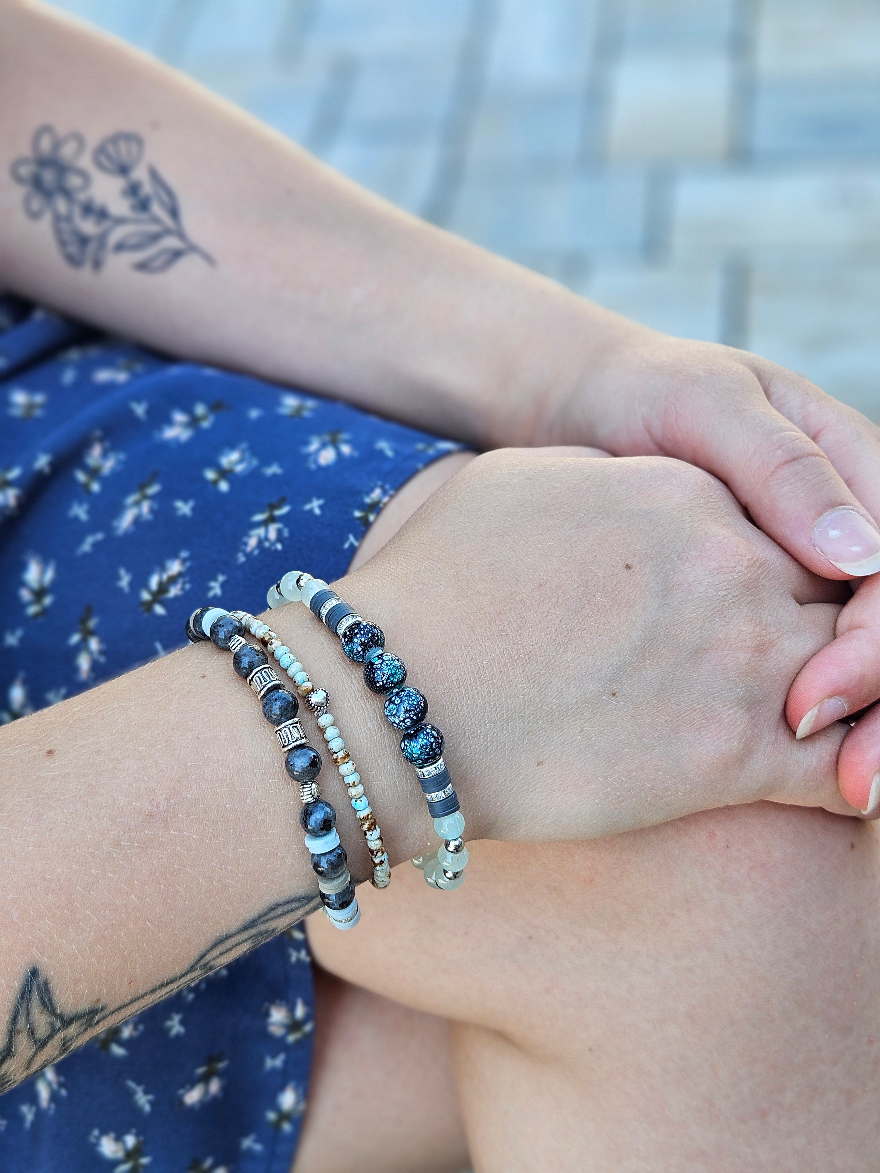 Green Bracelet Set