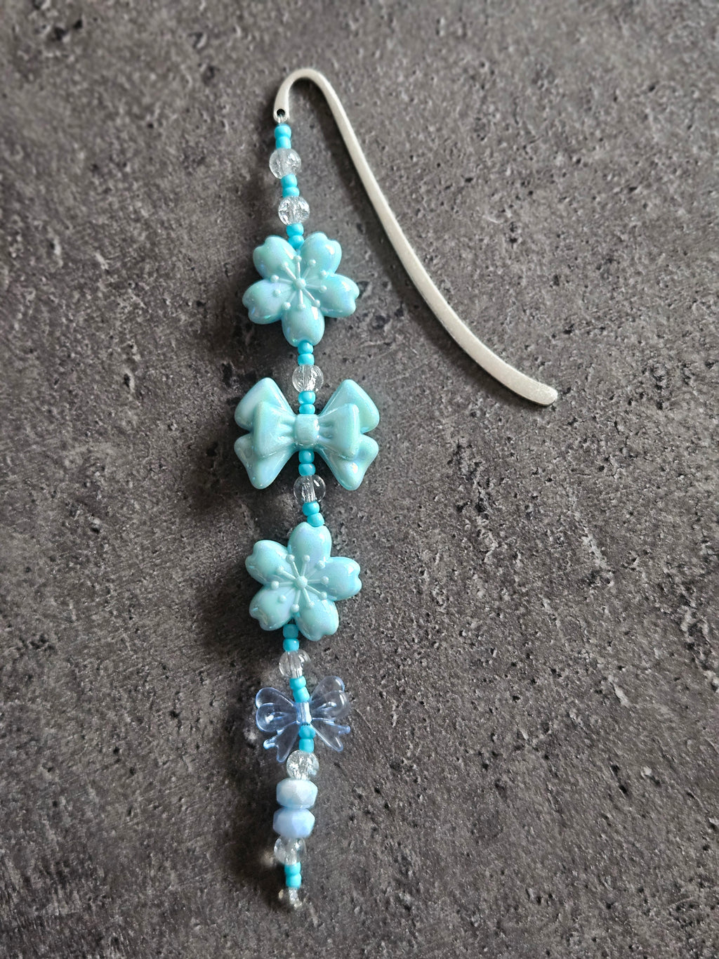 Blue Bow bookmark