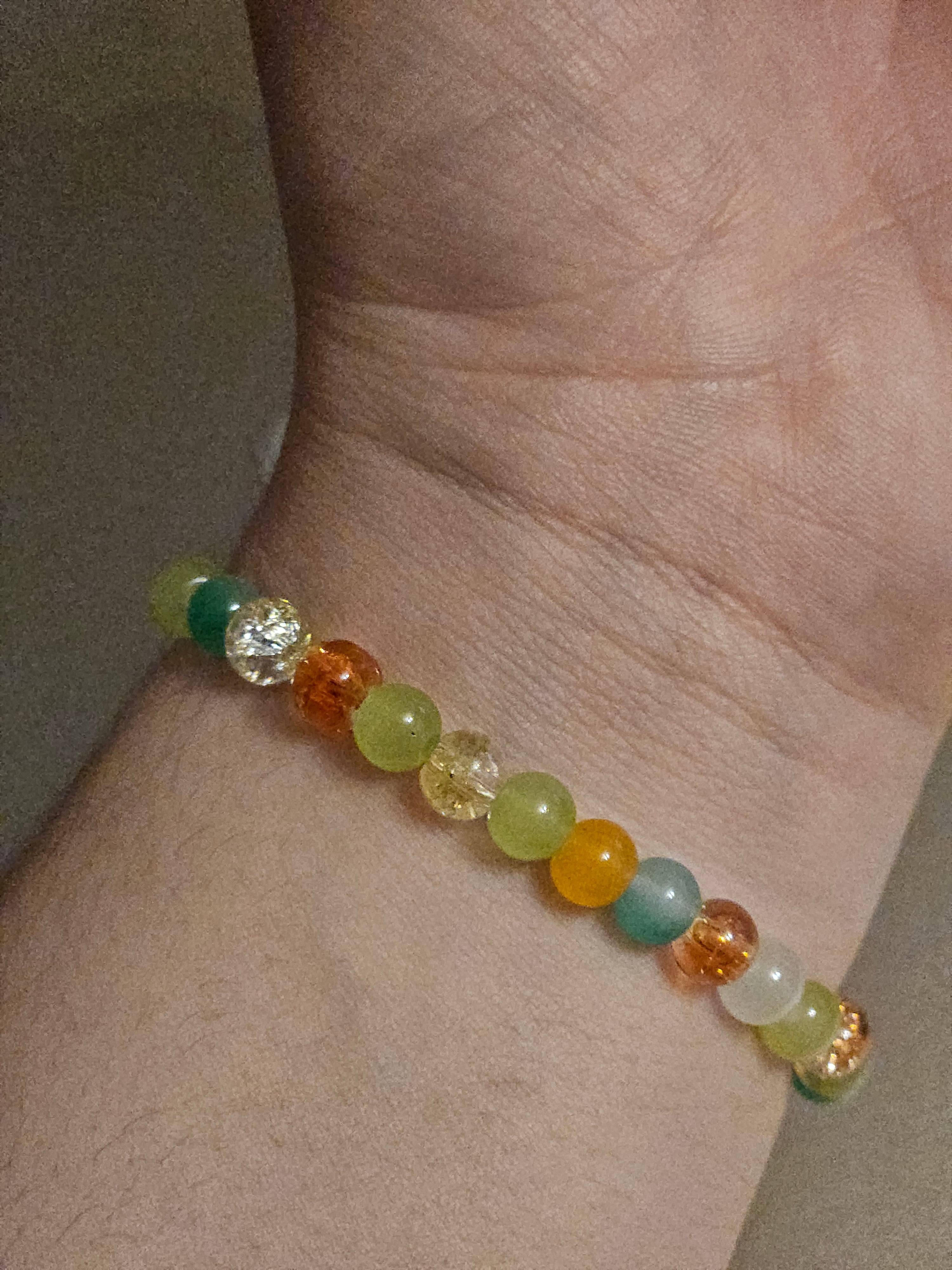 Simple Bracelet Orange Green