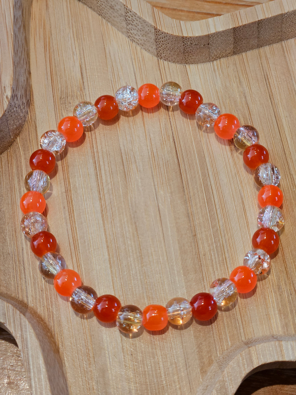 Simple Bracelet bright orange