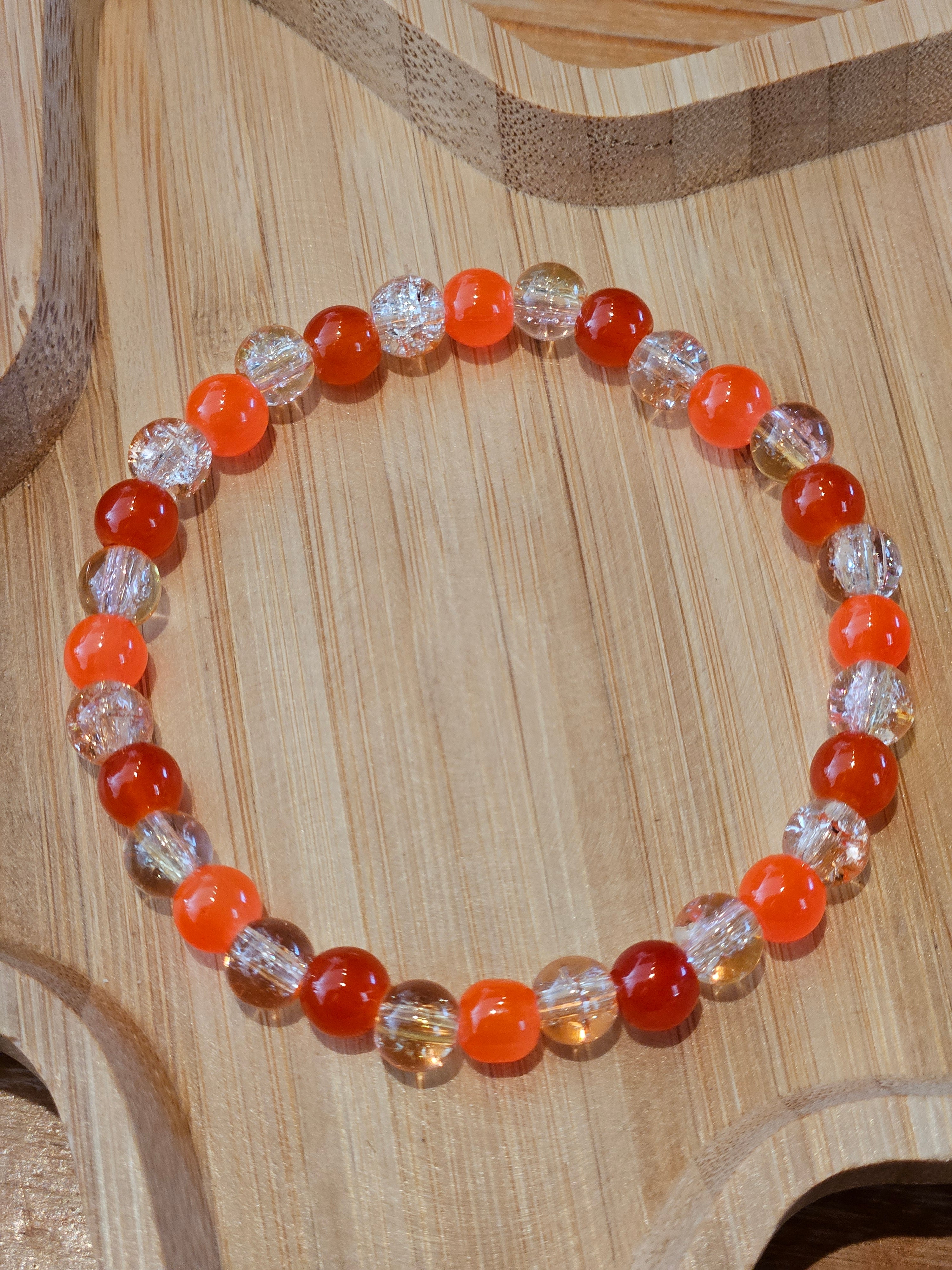 Simple Bracelet bright orange