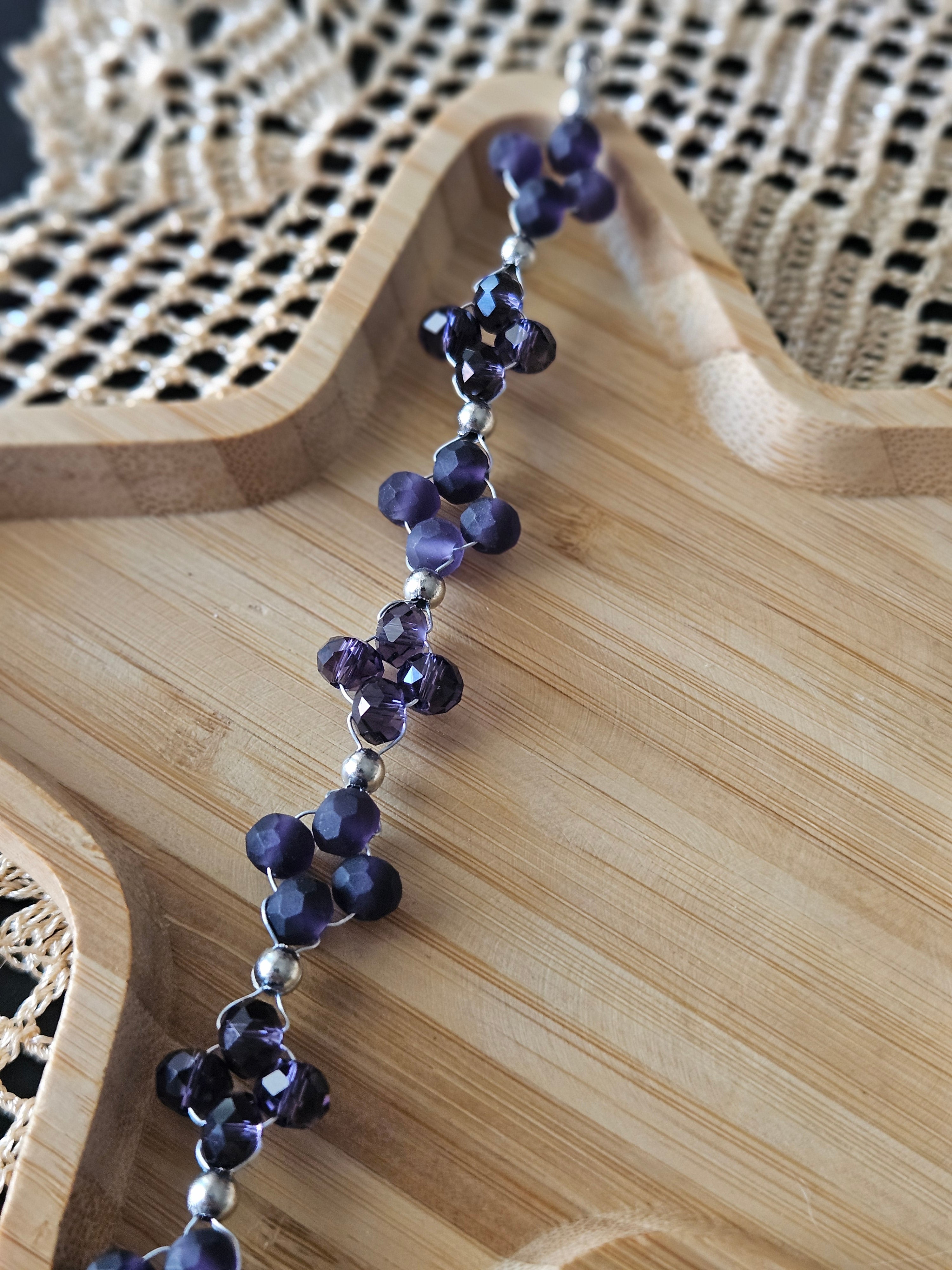 Elegant dark purple Bracelet