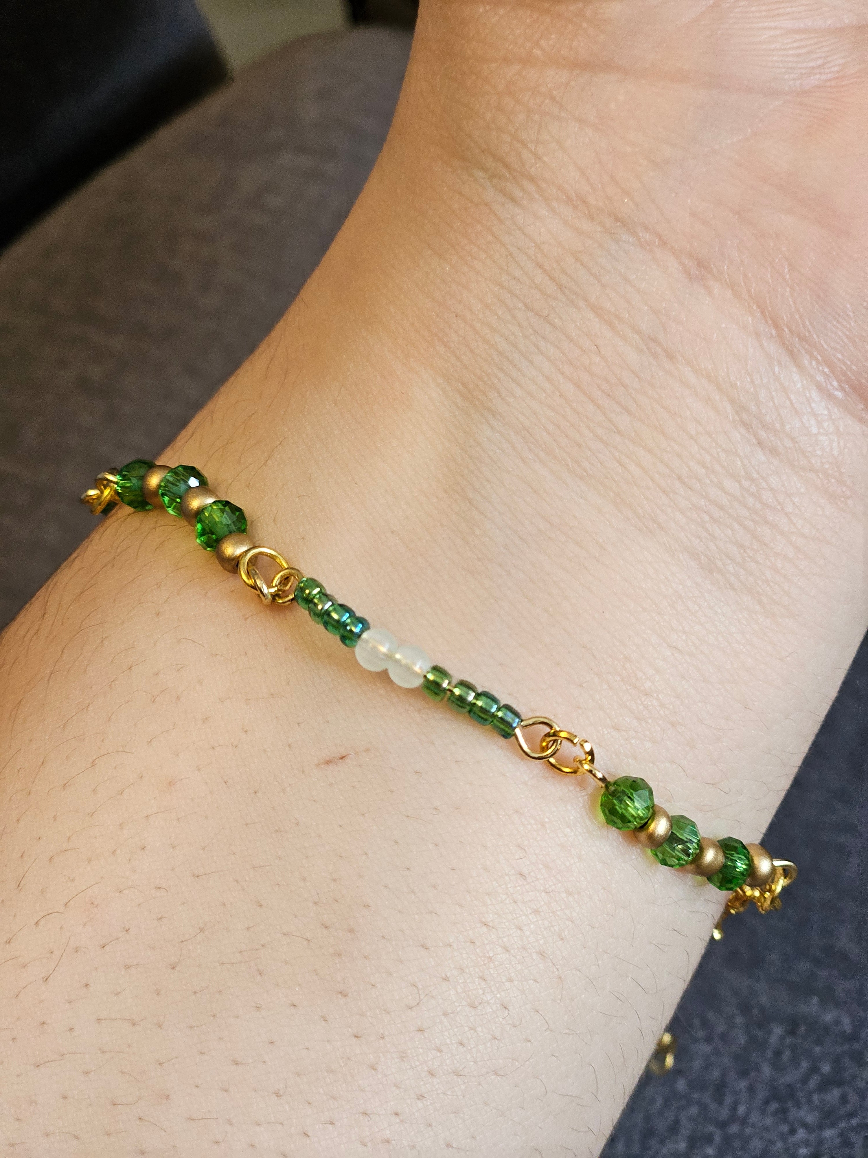 Green golden Bracelet