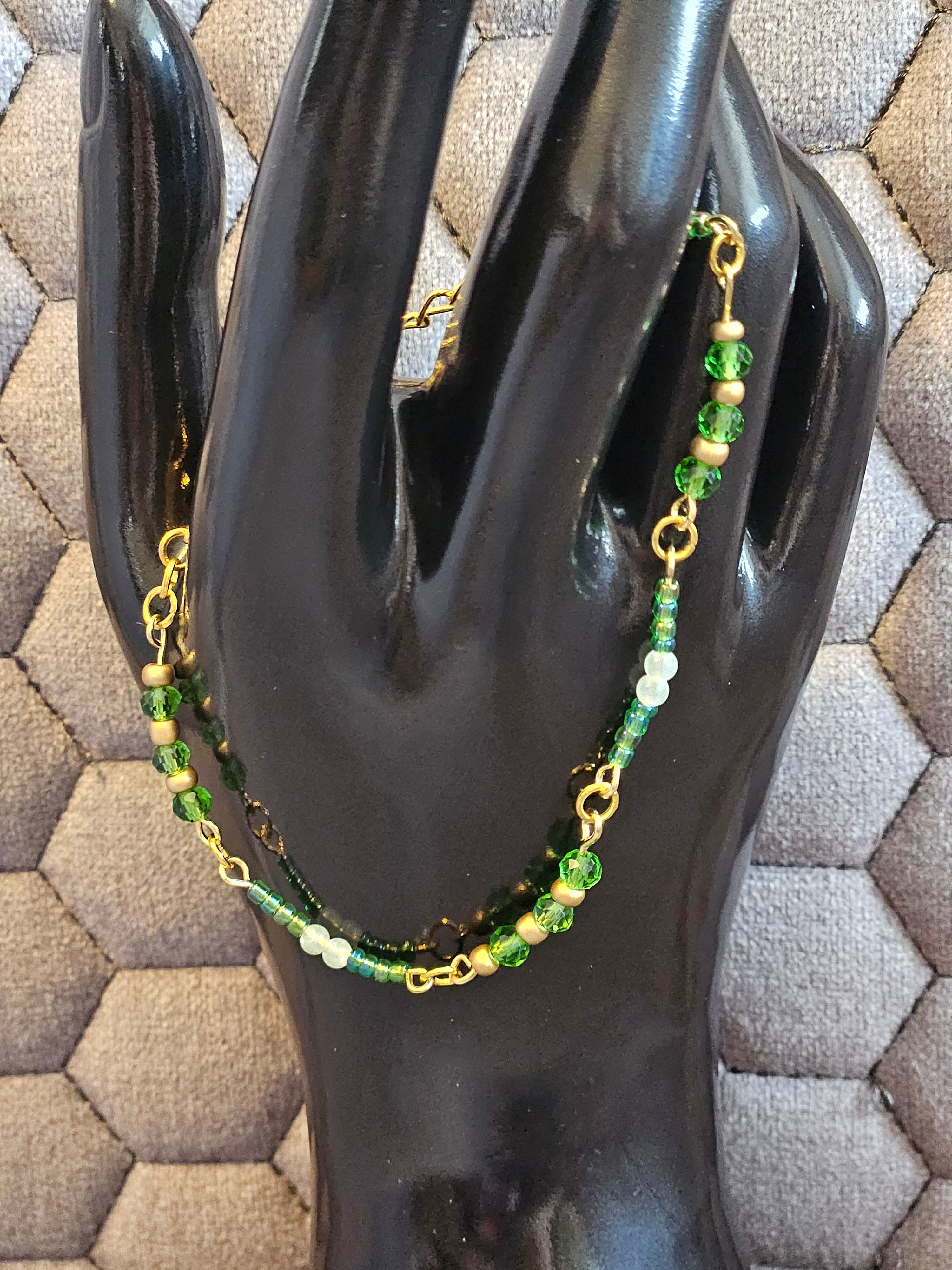 Green golden Bracelet