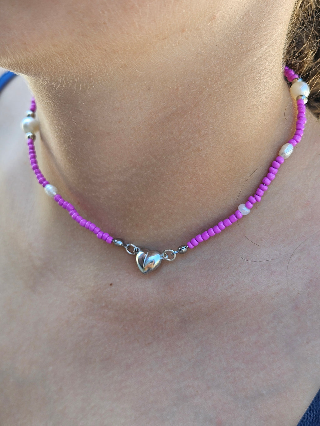 Purple Heart Necklace