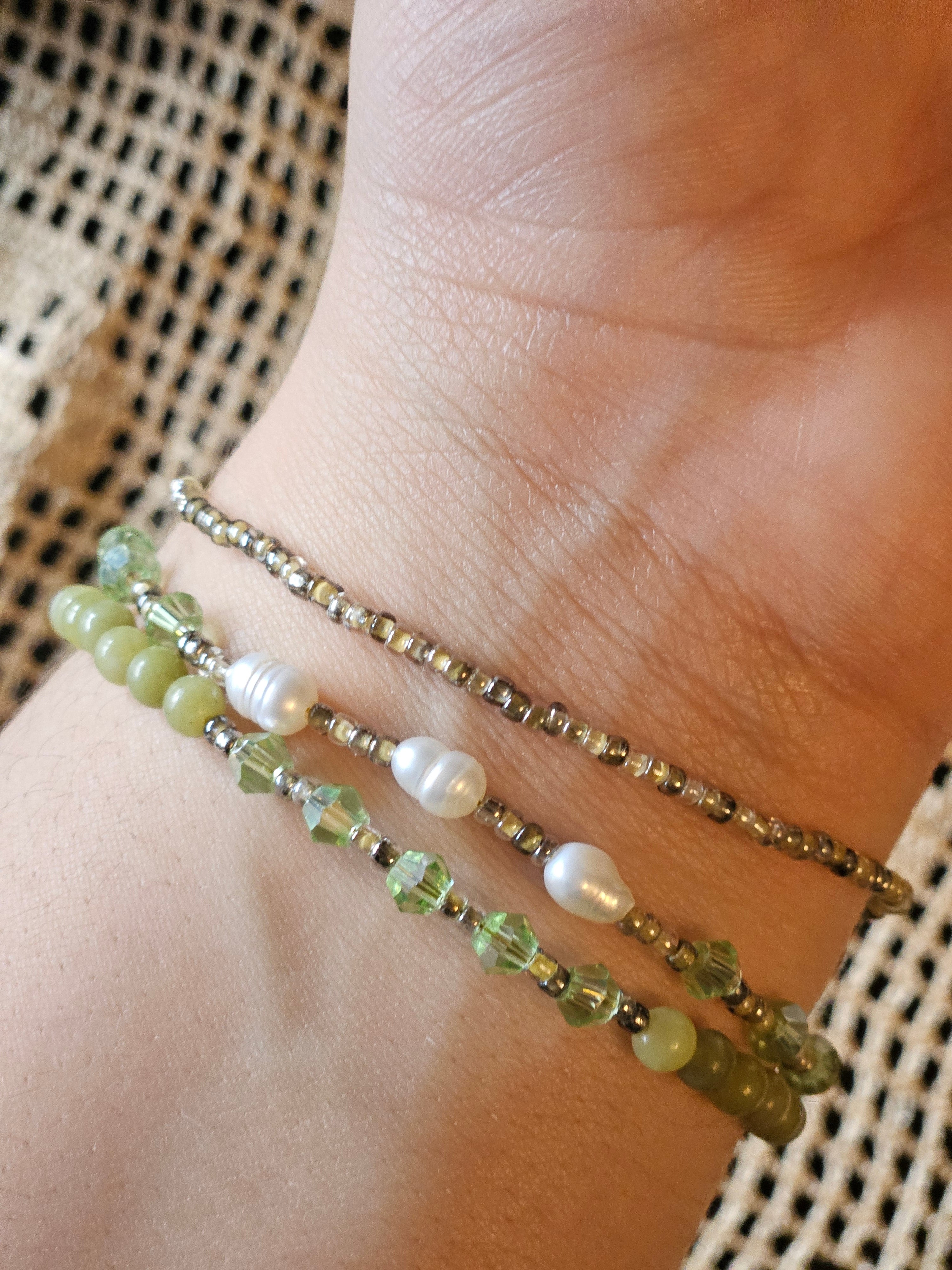 Green Bracelet Set