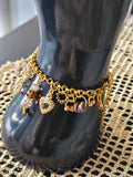 Mini Charms Bracelet brown