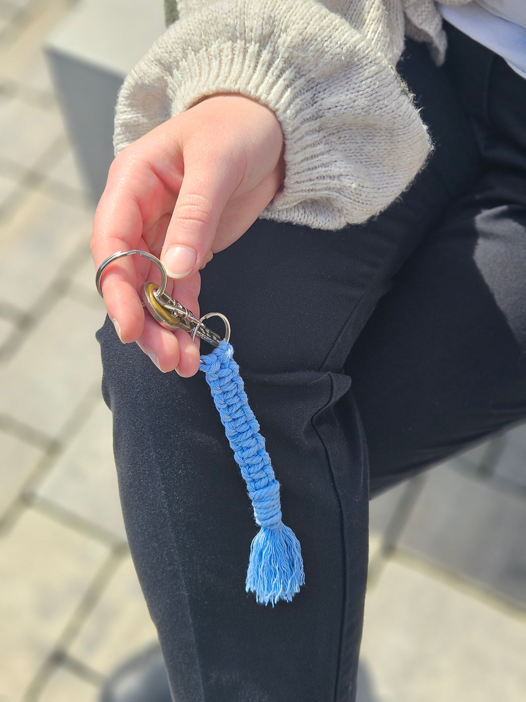 Baby blue Keychain