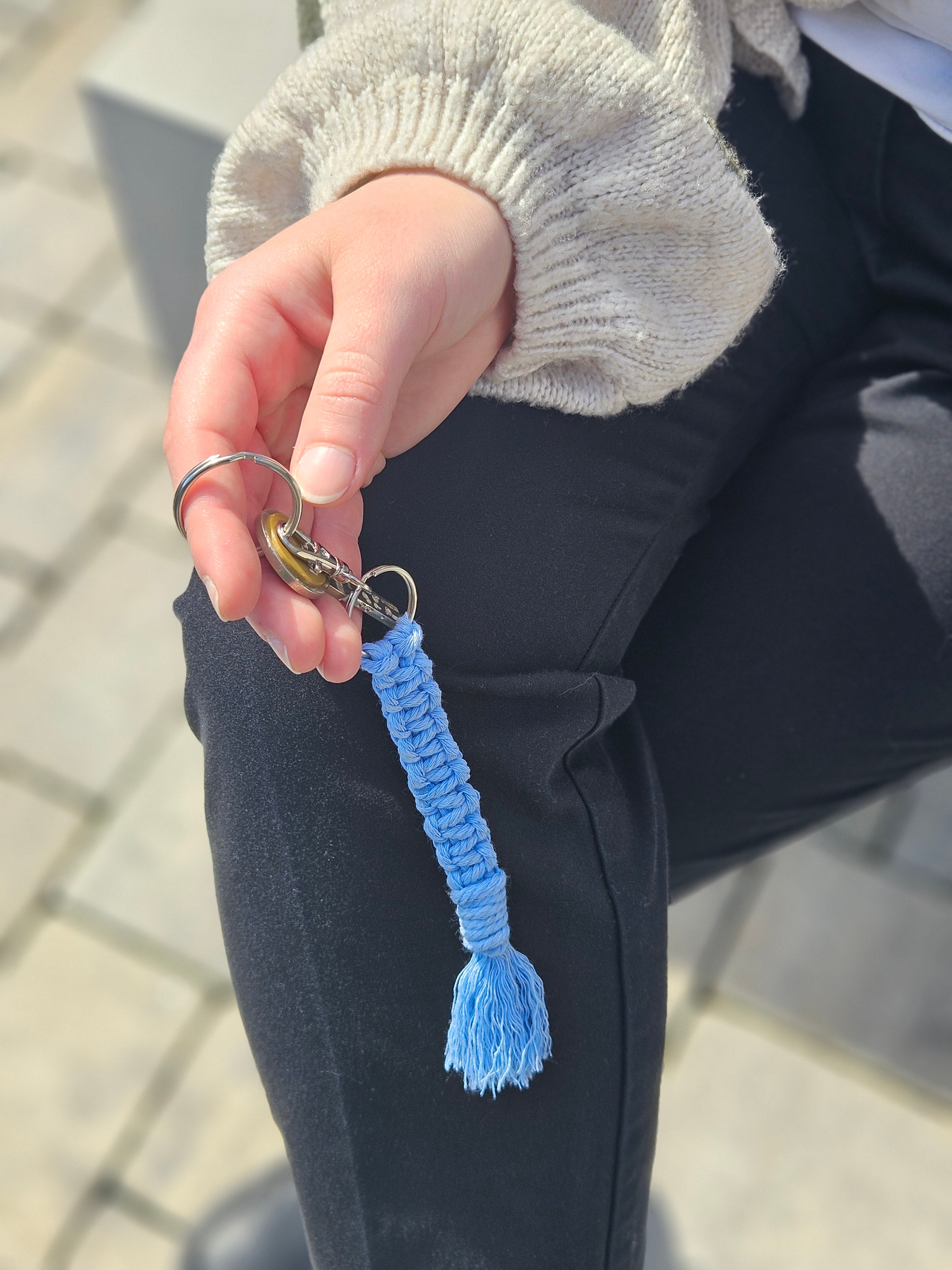 Baby blue Keychain