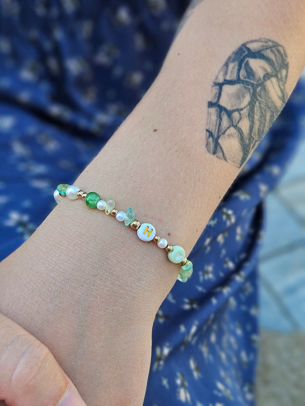Green Bracelet personalisiert H