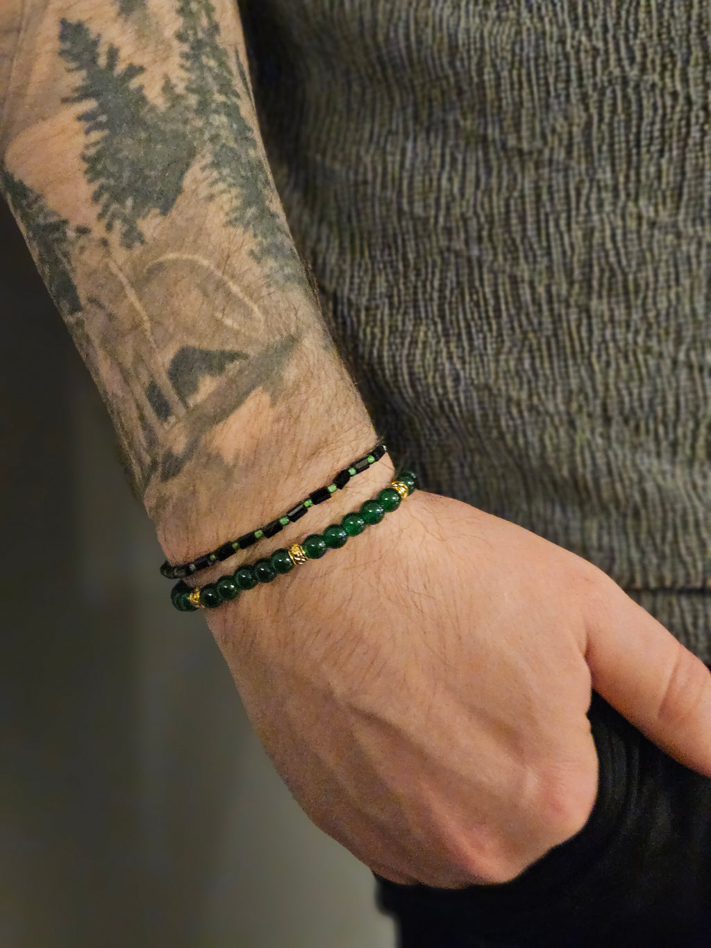 Simple Green men's Bracelet