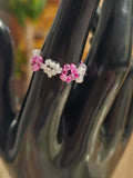 Cute pink and White Ring