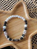 Black and White Bracelet men
