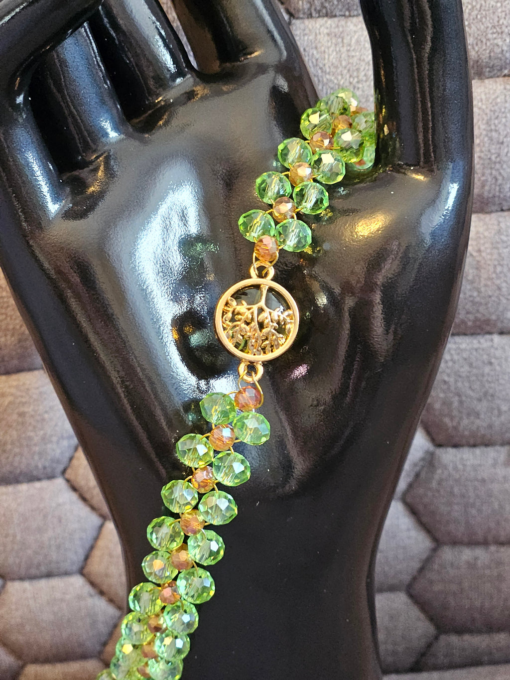 Tree of life Bracelet green