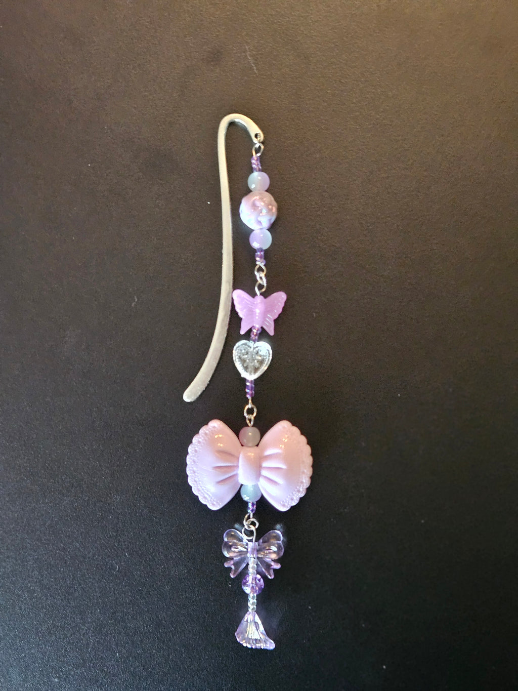 Purple Bookmark Bow