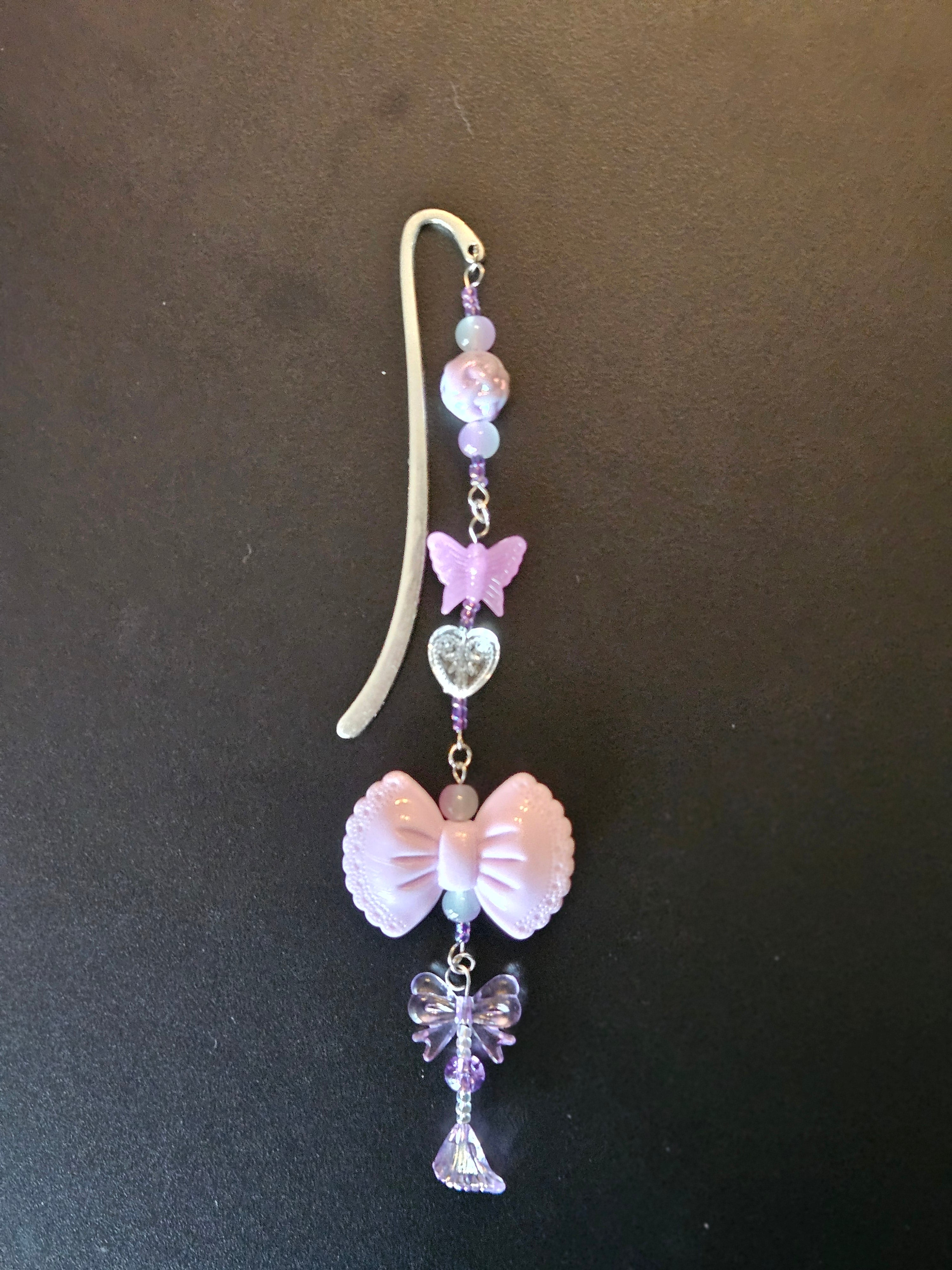 Purple Bookmark Bow
