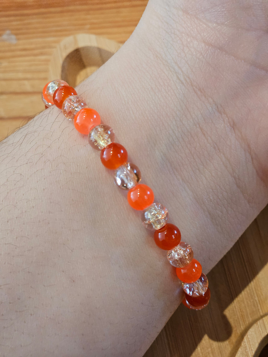 Simple Bracelet bright orange