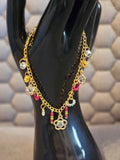 Mini Charms Bracelet red