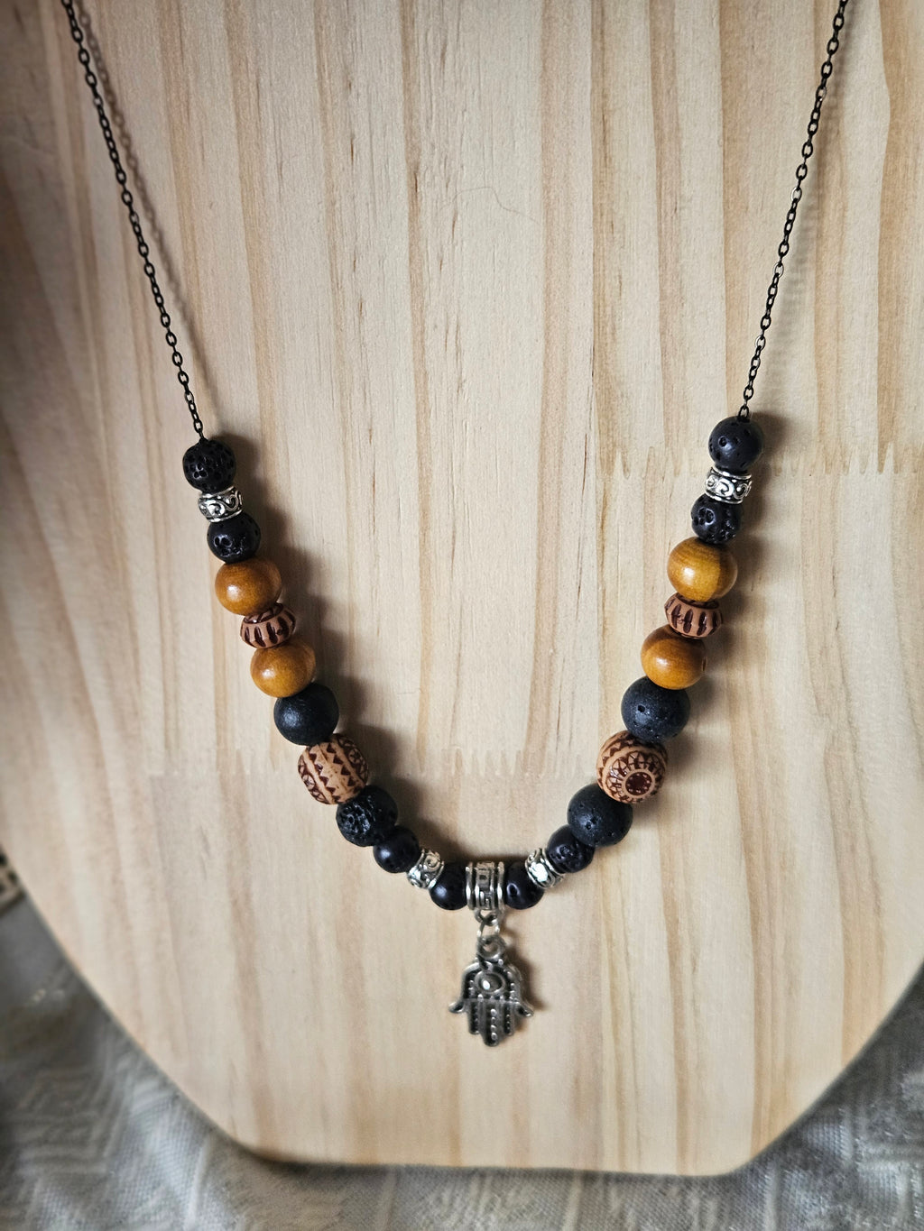 Hamsa Charm Necklace