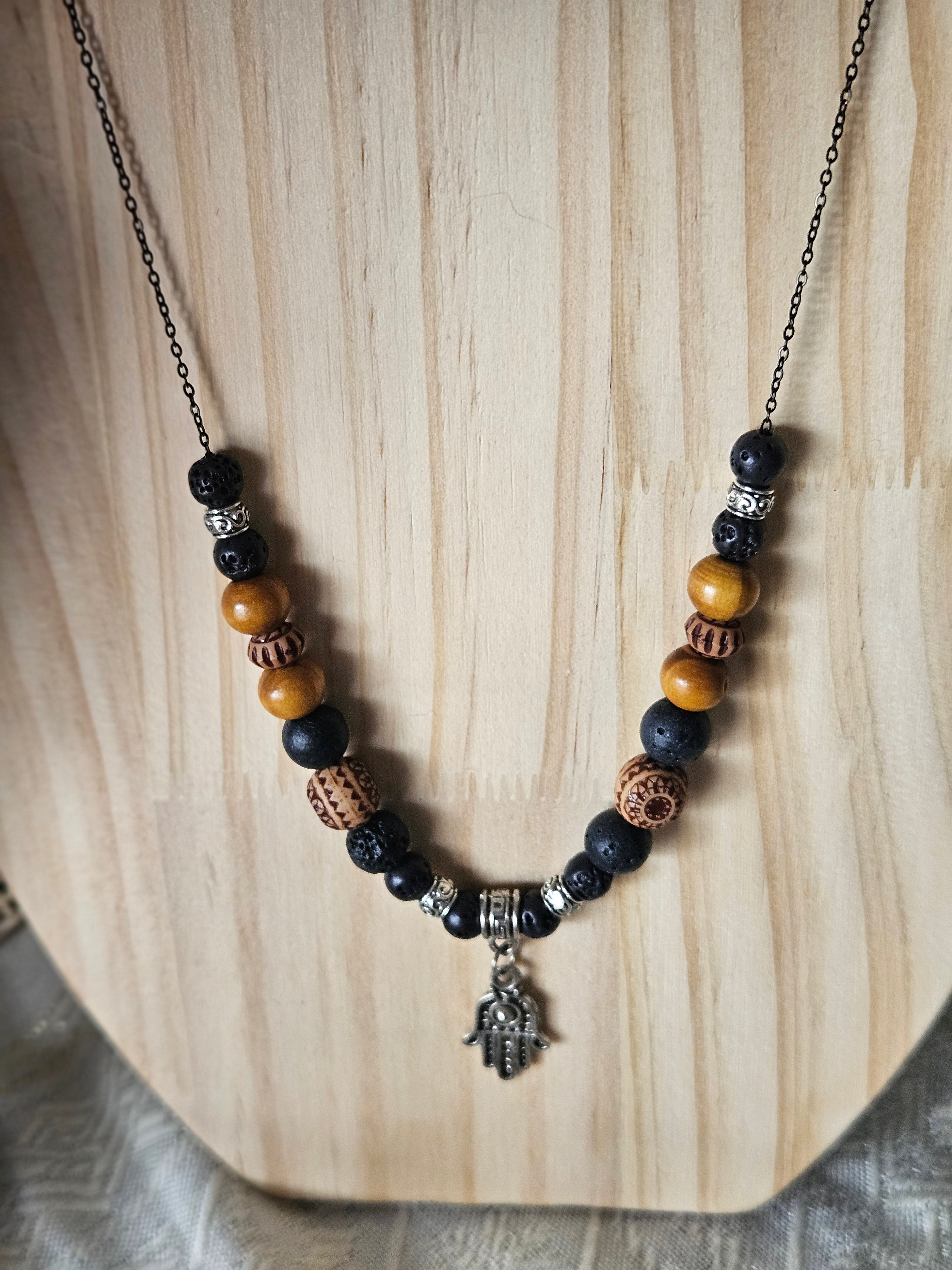 Hamsa Charm Necklace
