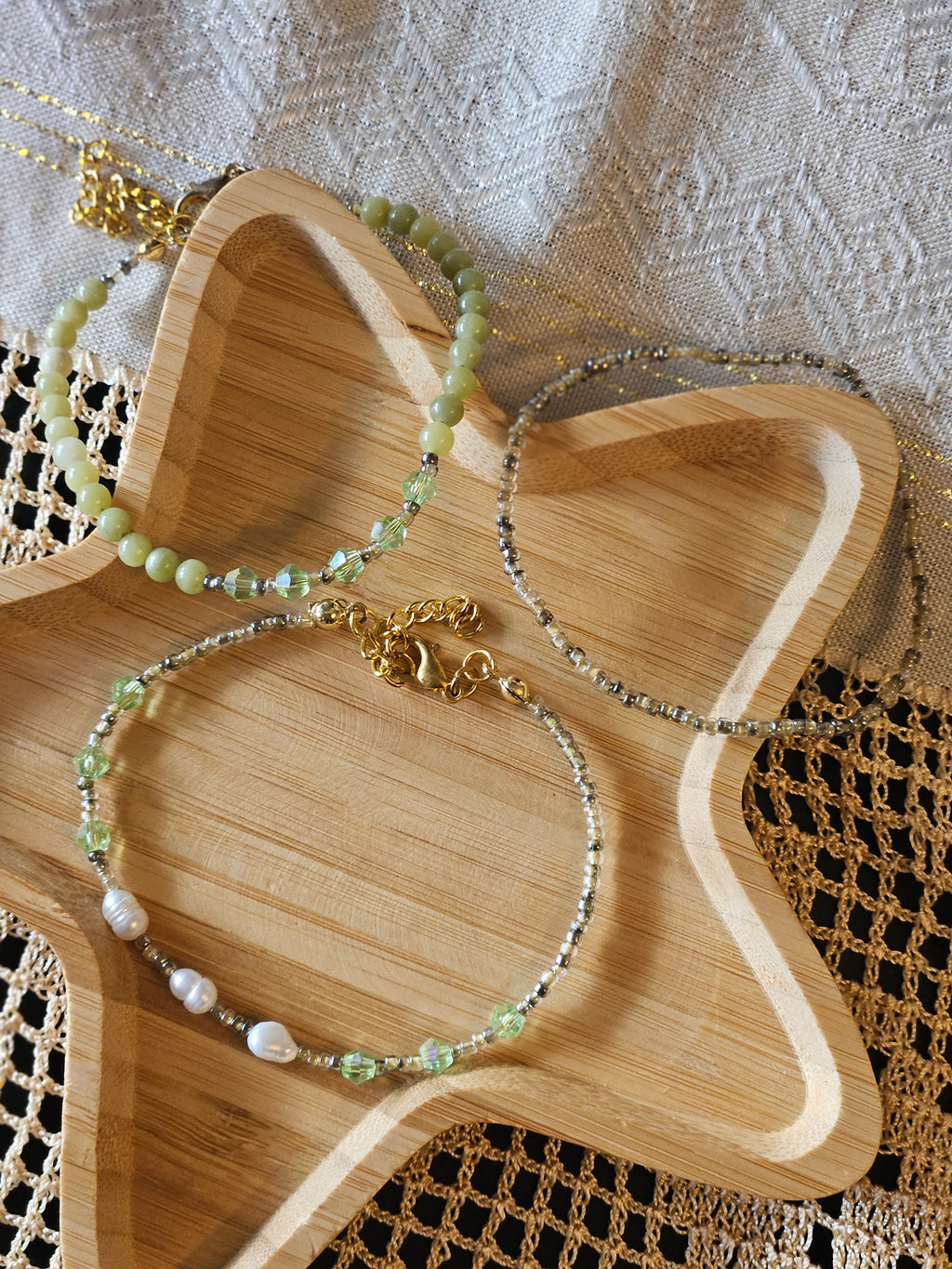 Green Bracelet Set