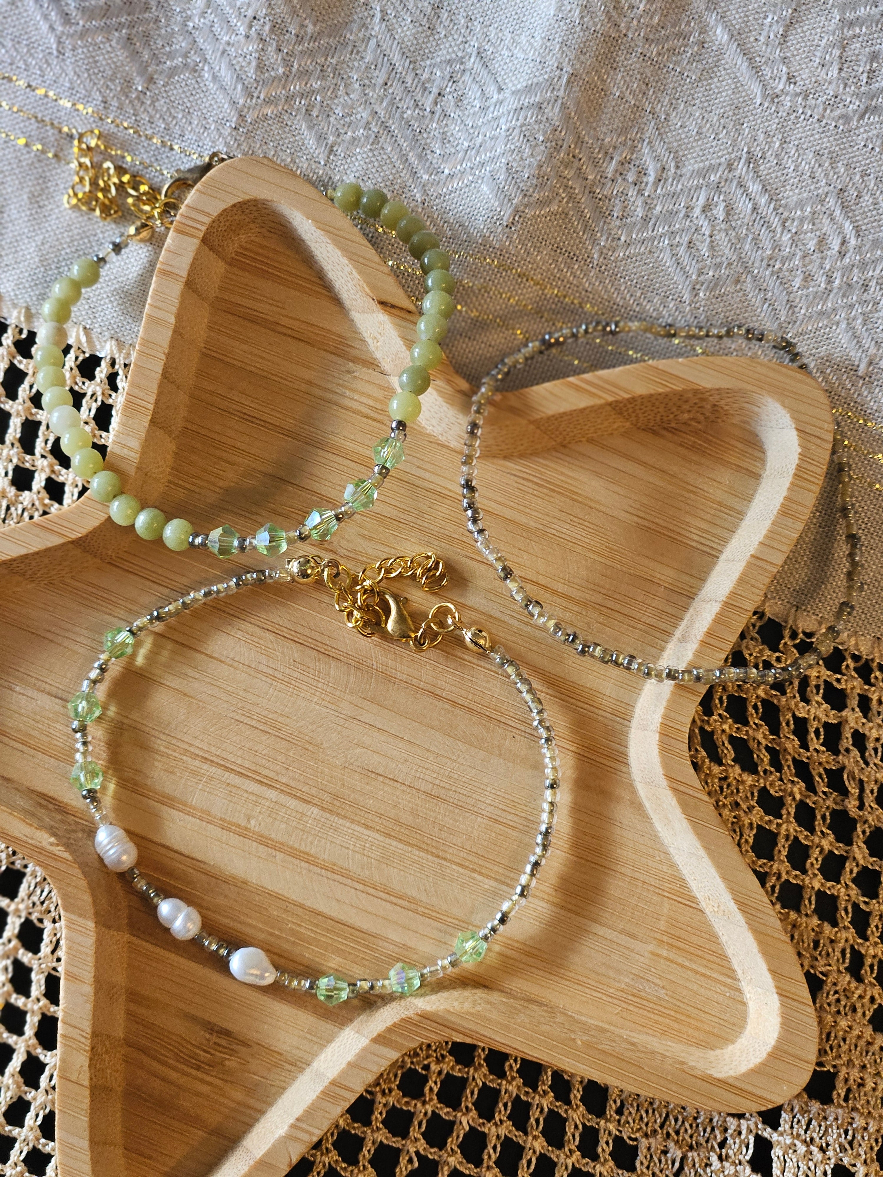 Green Bracelet Set