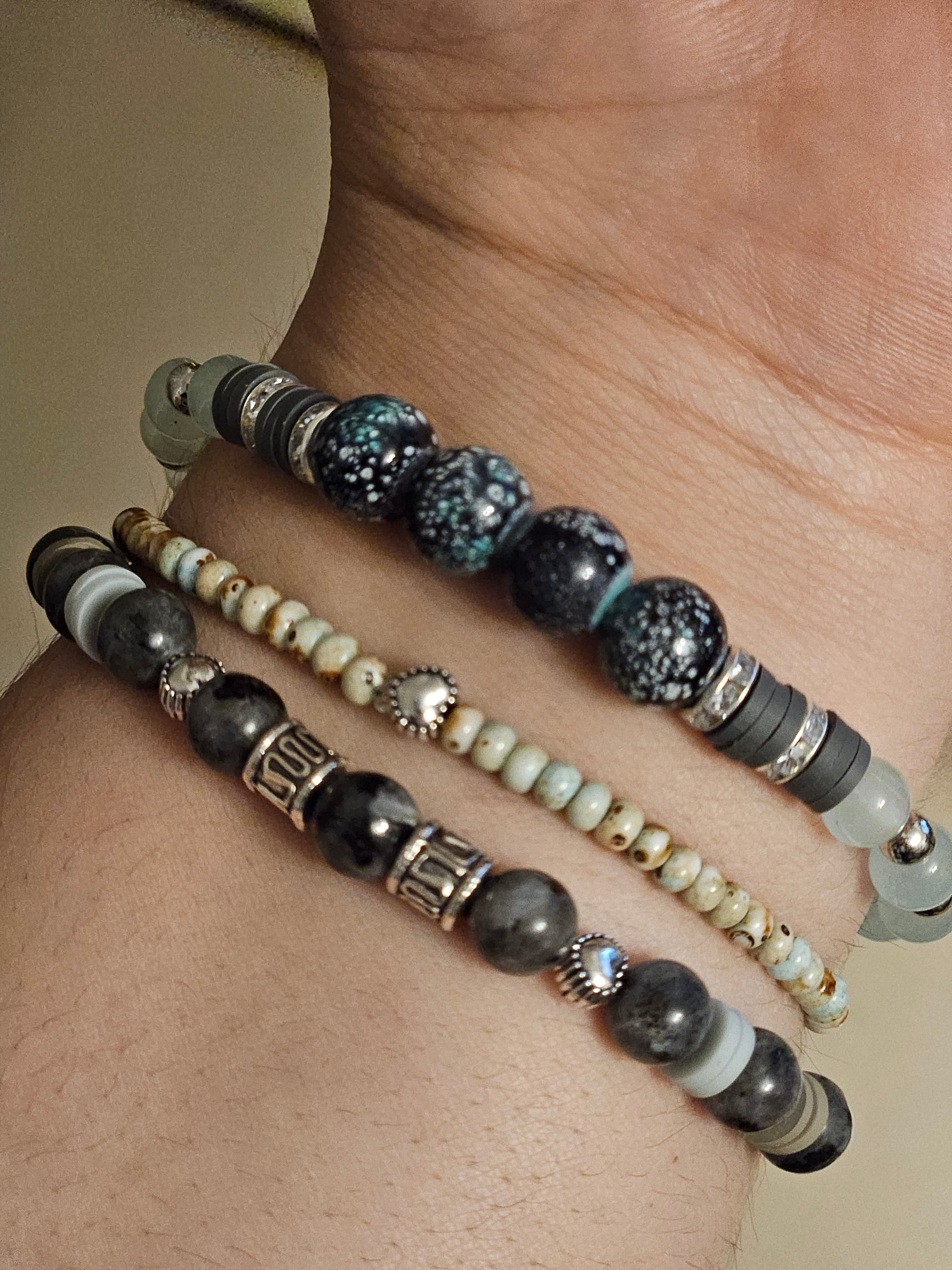 Green Bracelet Set