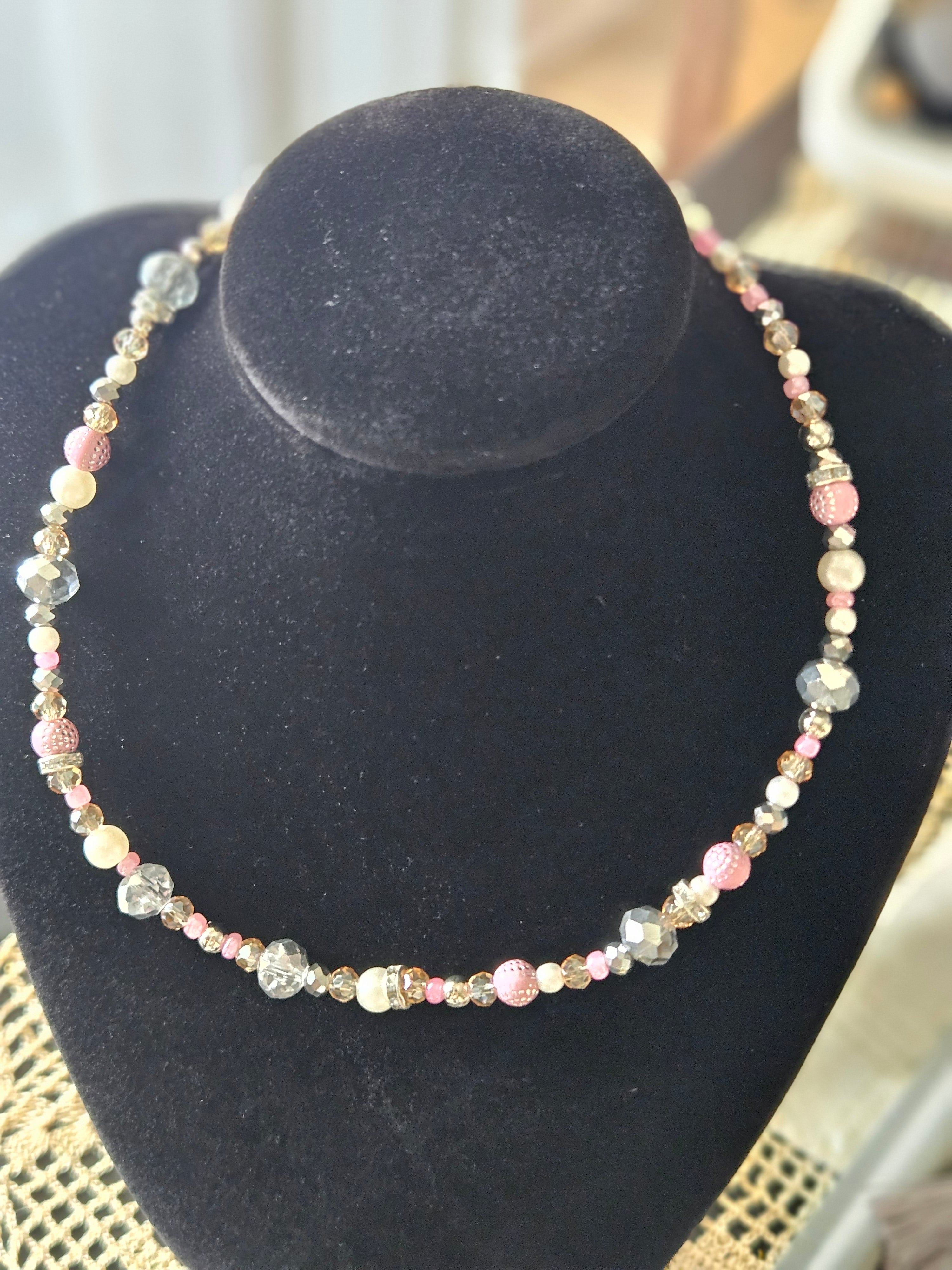 Diamond Rose Necklace