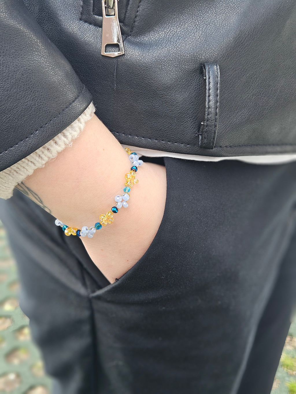 Golden blue Bracelet