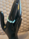 Light Blue Daisy Ring