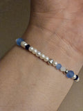 Blue White Bracelet